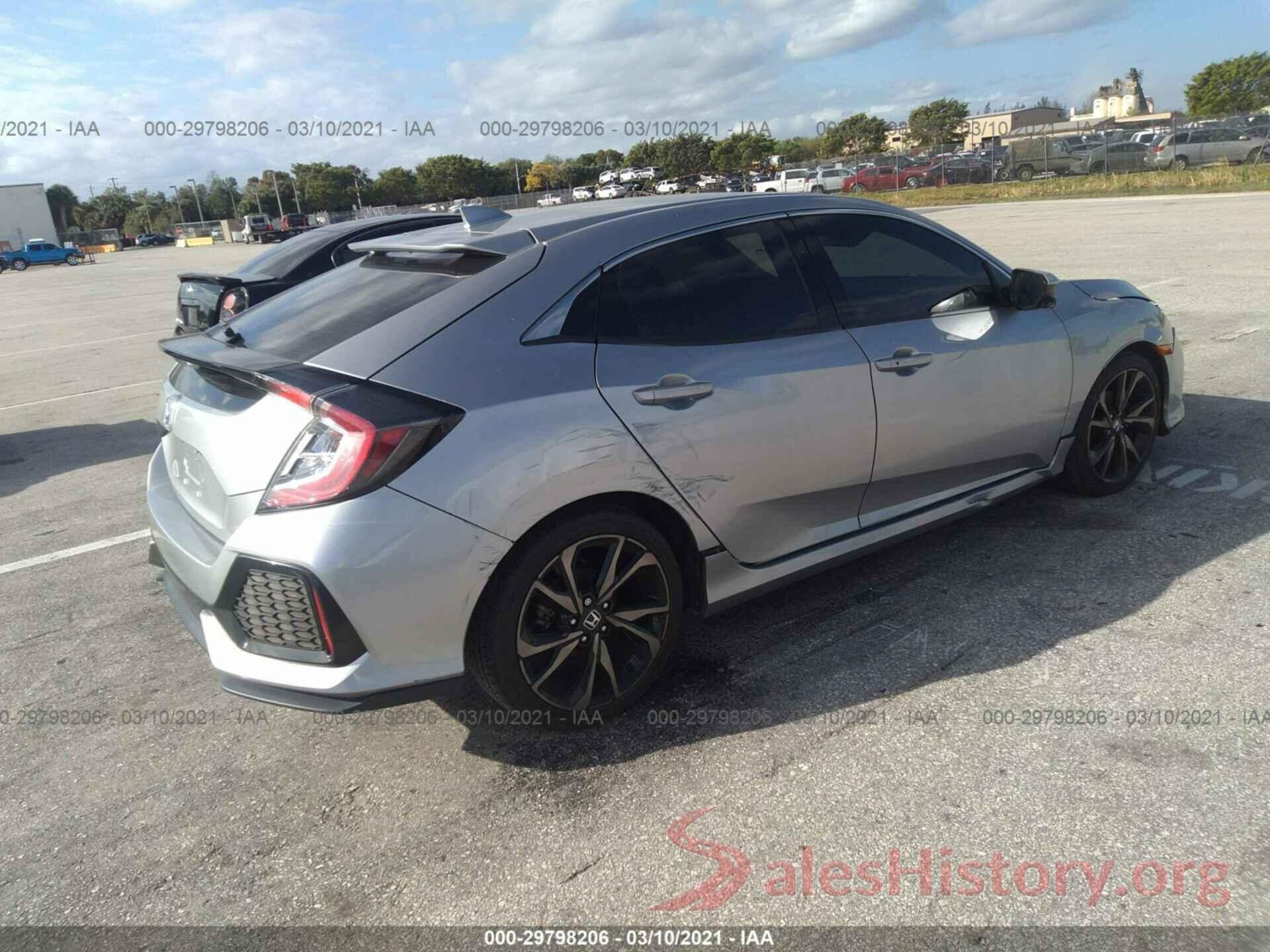 SHHFK7H51HU230316 2017 HONDA CIVIC HATCHBACK