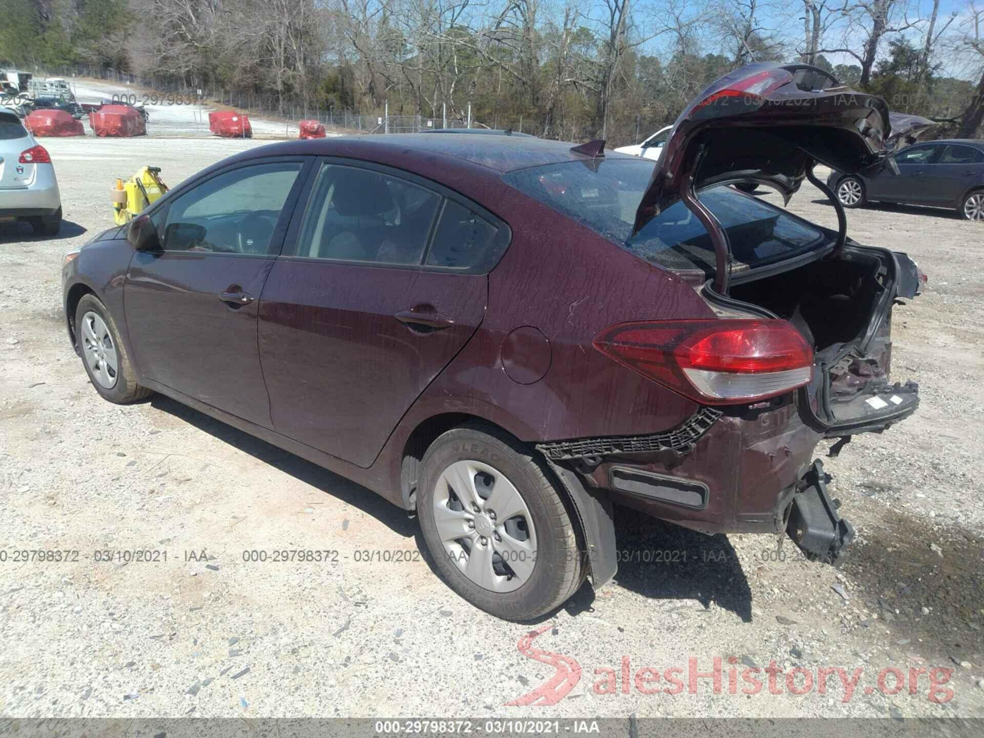 3KPFK4A72HE129948 2017 KIA FORTE