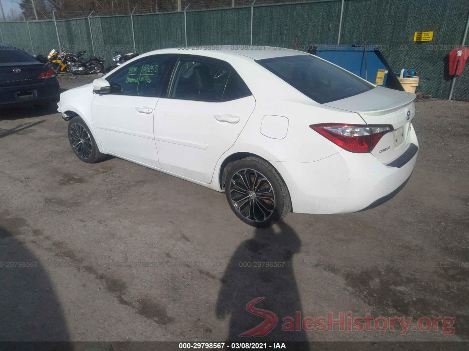 2T1BURHE7GC521234 2016 TOYOTA COROLLA