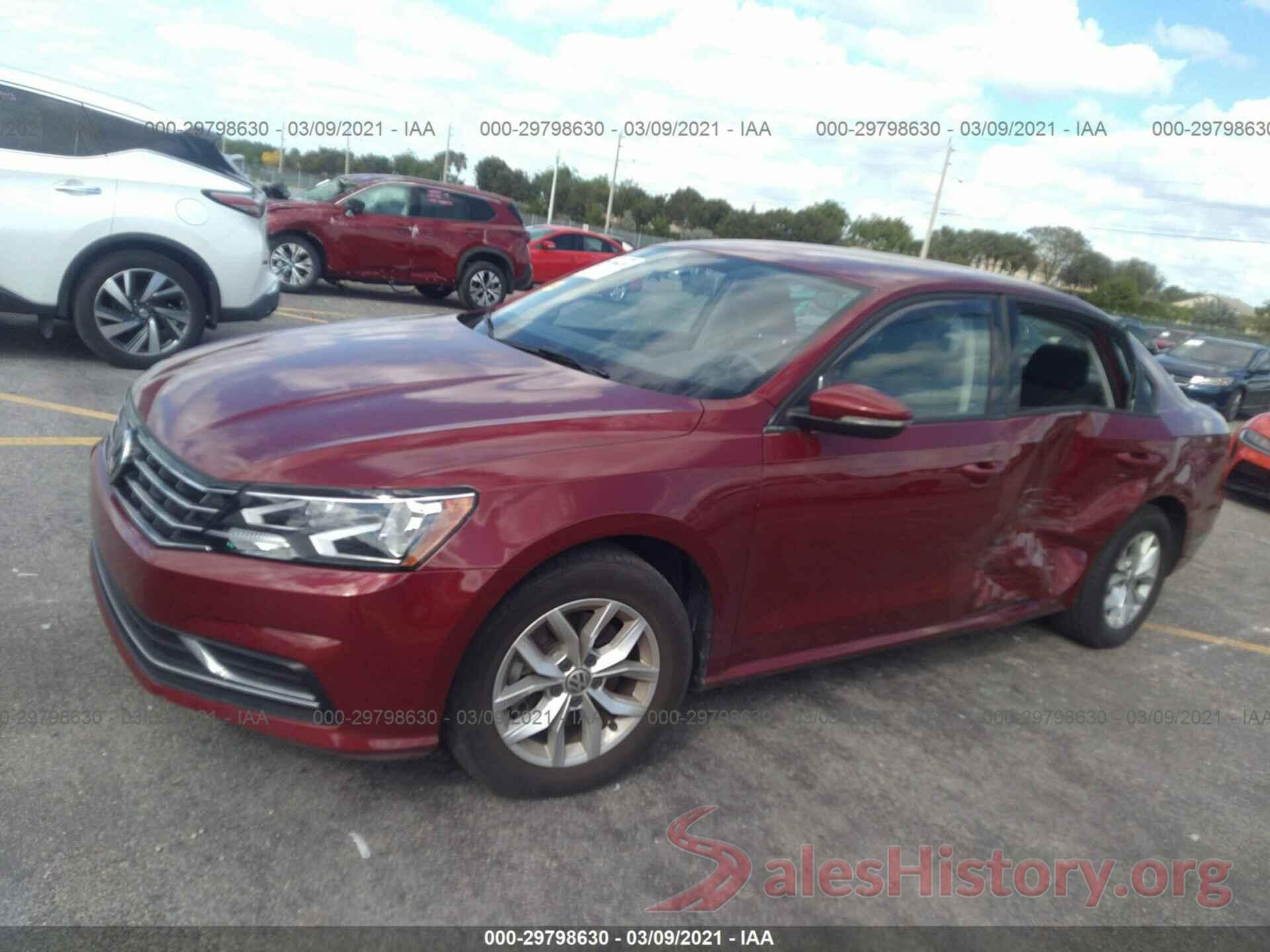 1VWAA7A33JC016015 2018 VOLKSWAGEN PASSAT