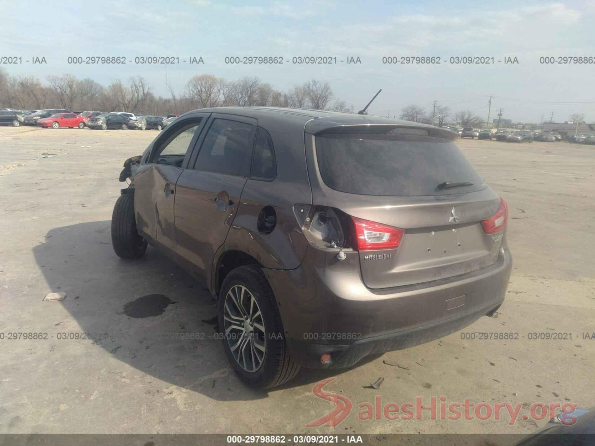 JA4AR3AU3GZ062280 2016 MITSUBISHI OUTLANDER SPORT