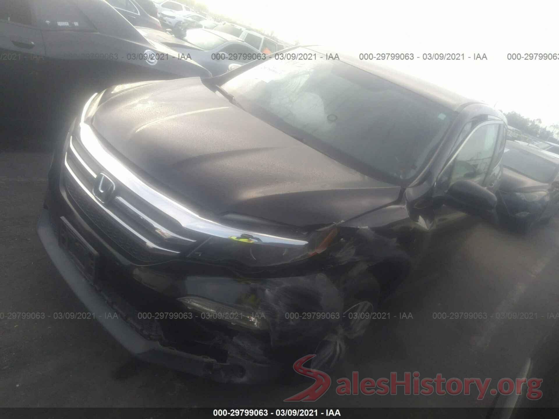 5FNYF5H3XGB006249 2016 HONDA PILOT