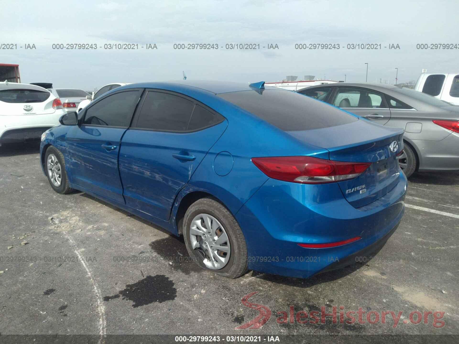 5NPD74LF4HH163480 2017 HYUNDAI ELANTRA