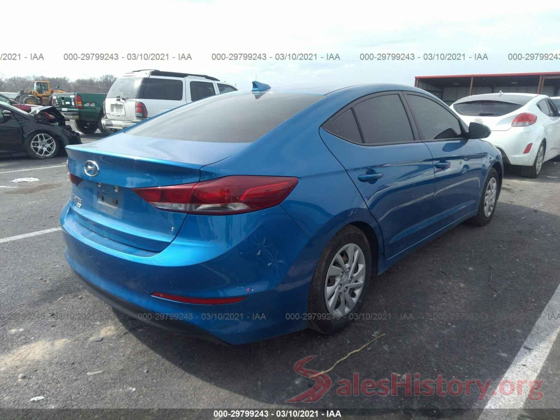 5NPD74LF4HH163480 2017 HYUNDAI ELANTRA