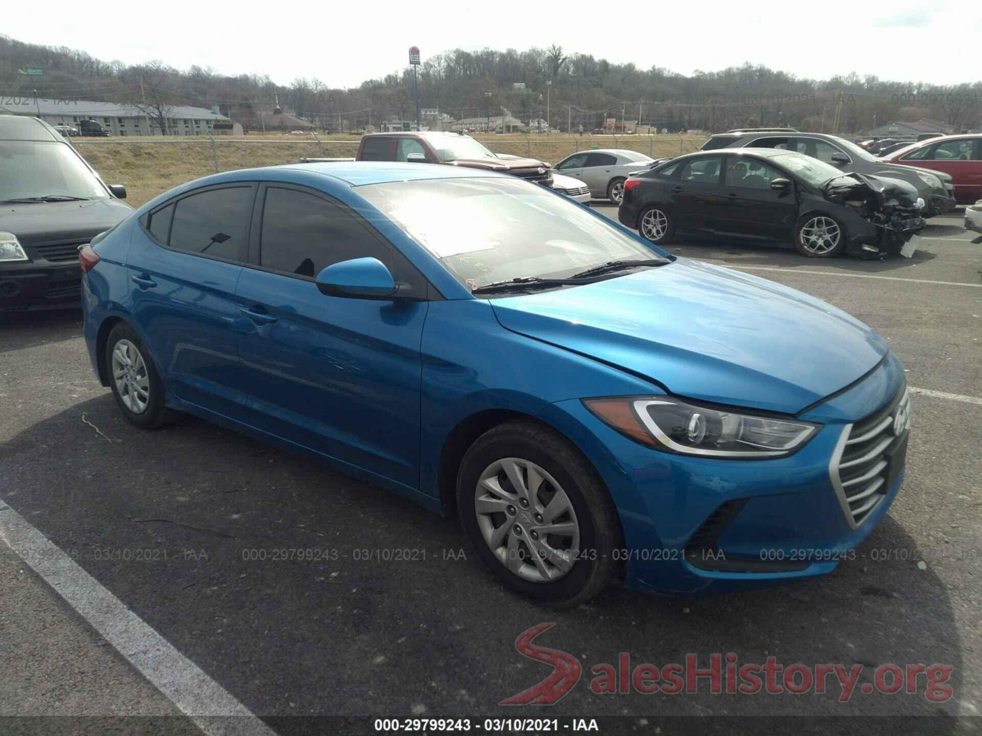 5NPD74LF4HH163480 2017 HYUNDAI ELANTRA