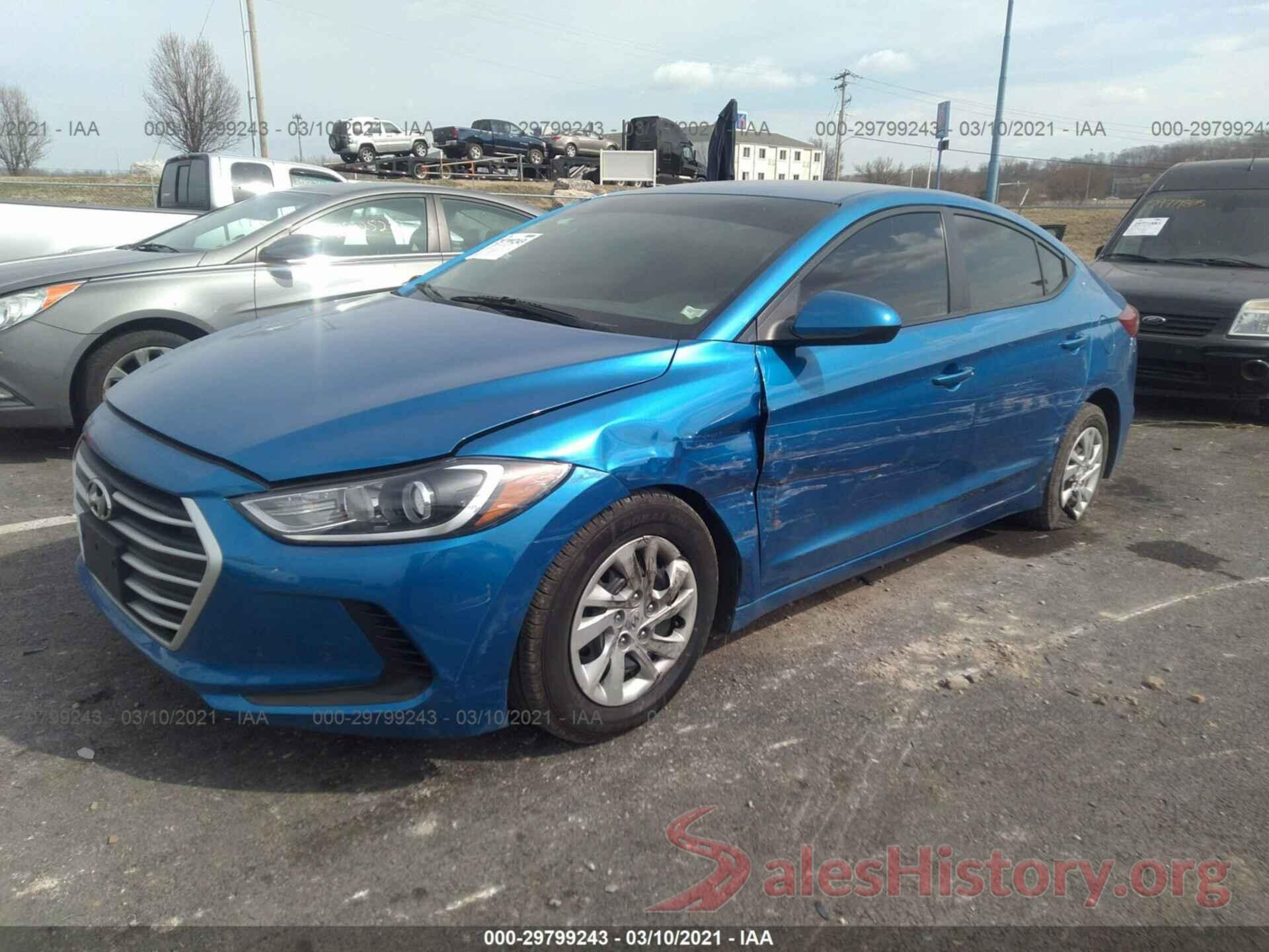 5NPD74LF4HH163480 2017 HYUNDAI ELANTRA