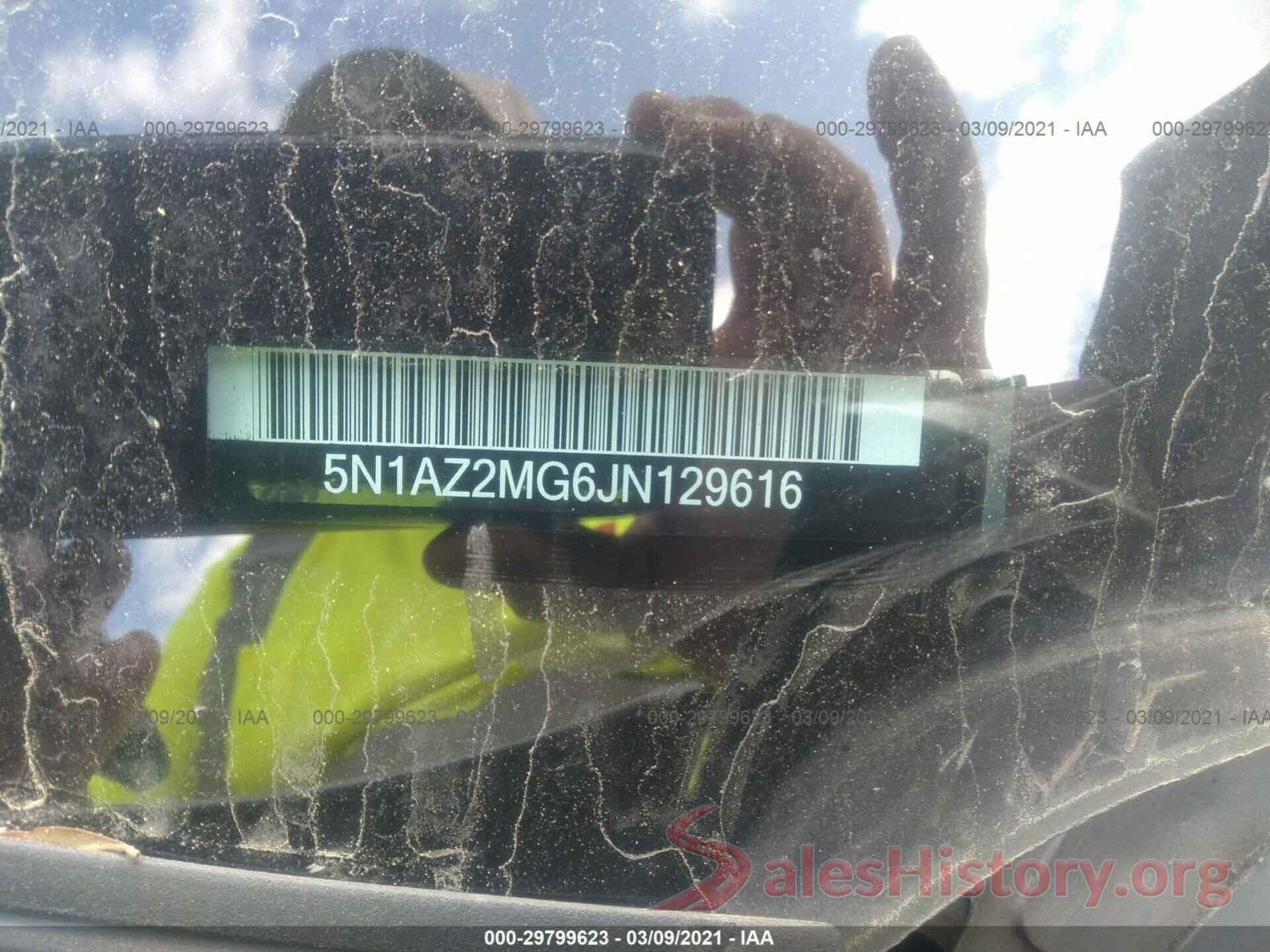 5N1AZ2MG6JN129616 2018 NISSAN MURANO