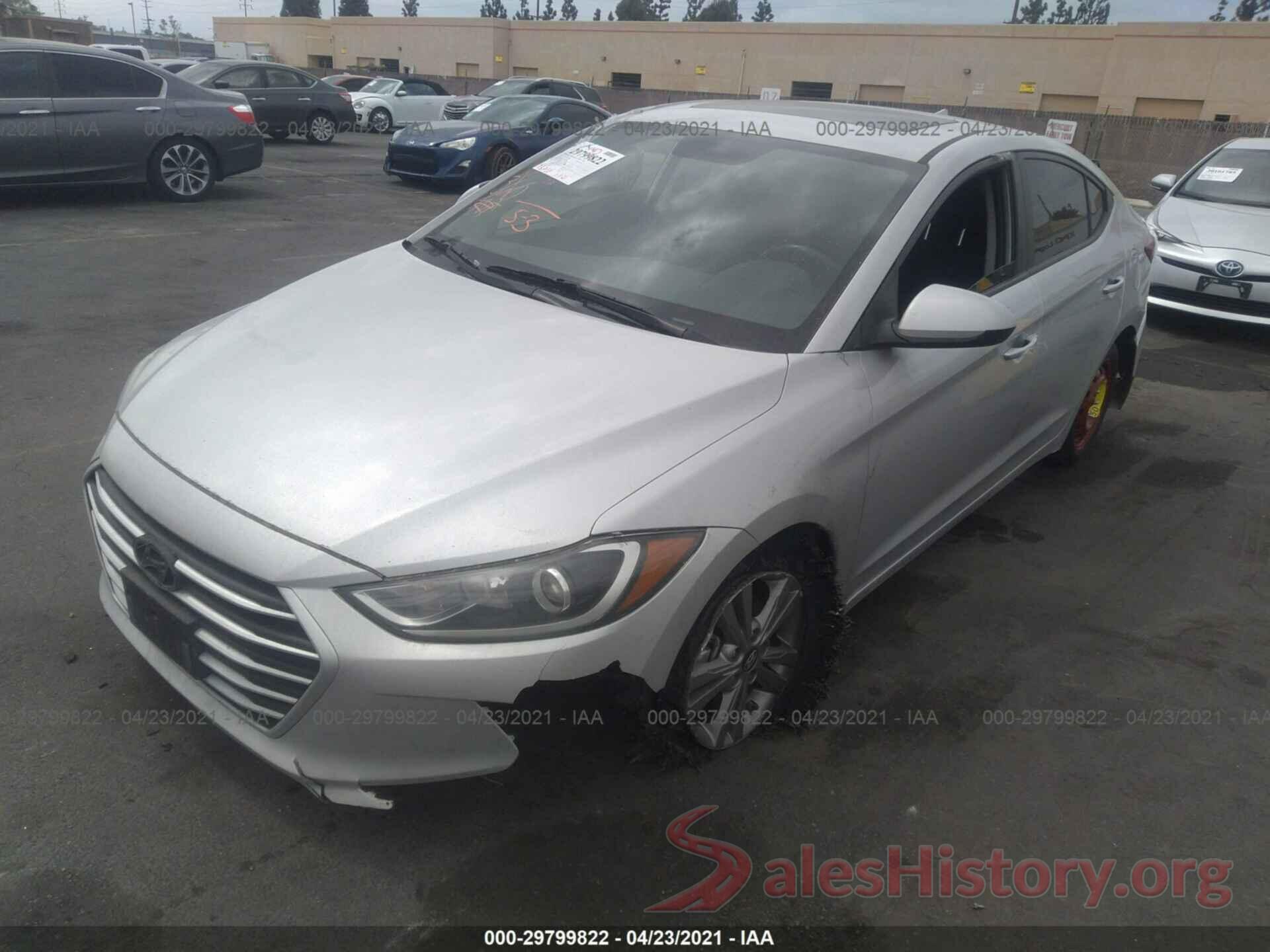 KMHD84LF4JU609521 2018 HYUNDAI ELANTRA