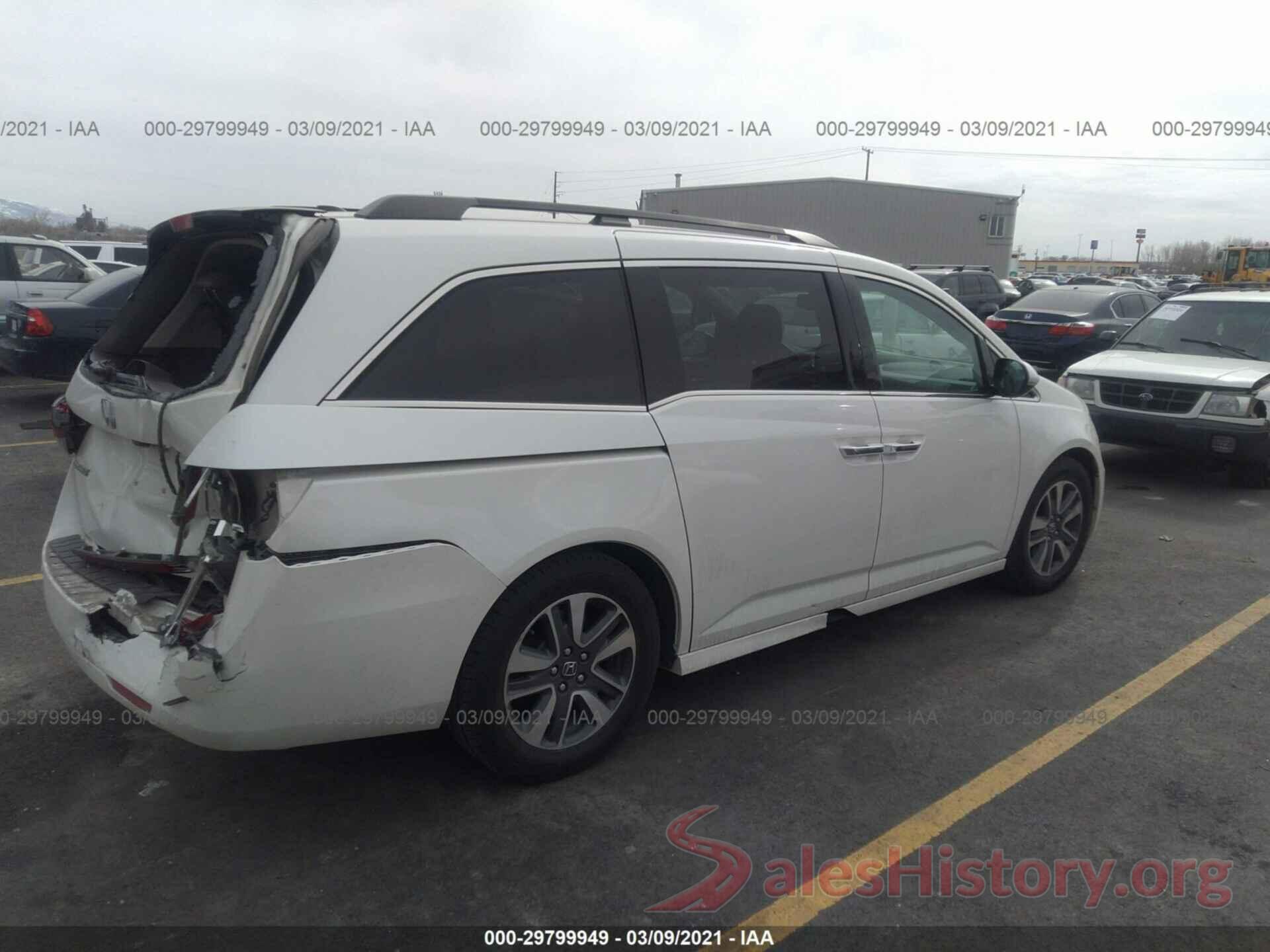 5FNRL5H91GB134641 2016 HONDA ODYSSEY