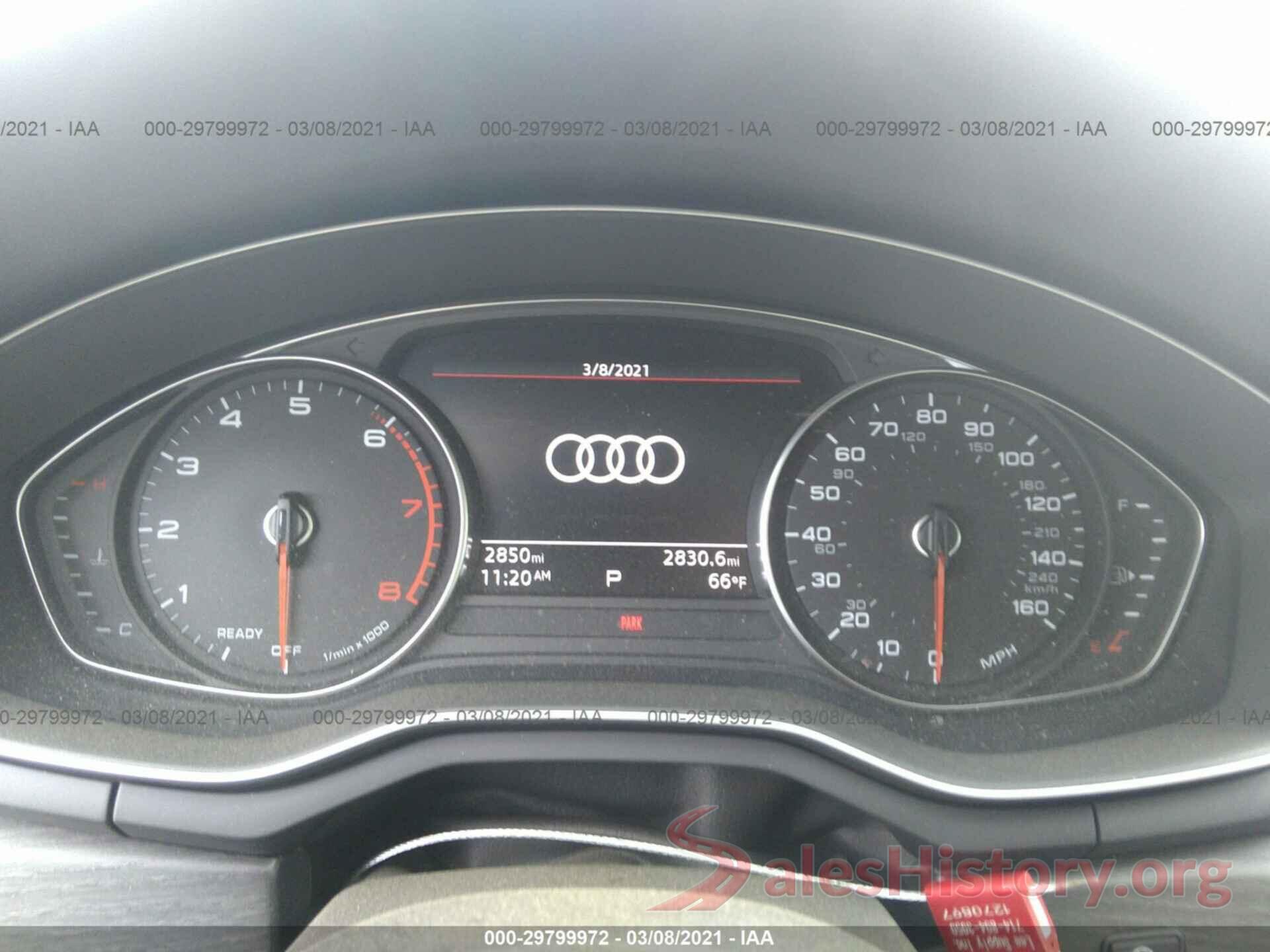 WAUGMAF43LN012912 2020 AUDI A4