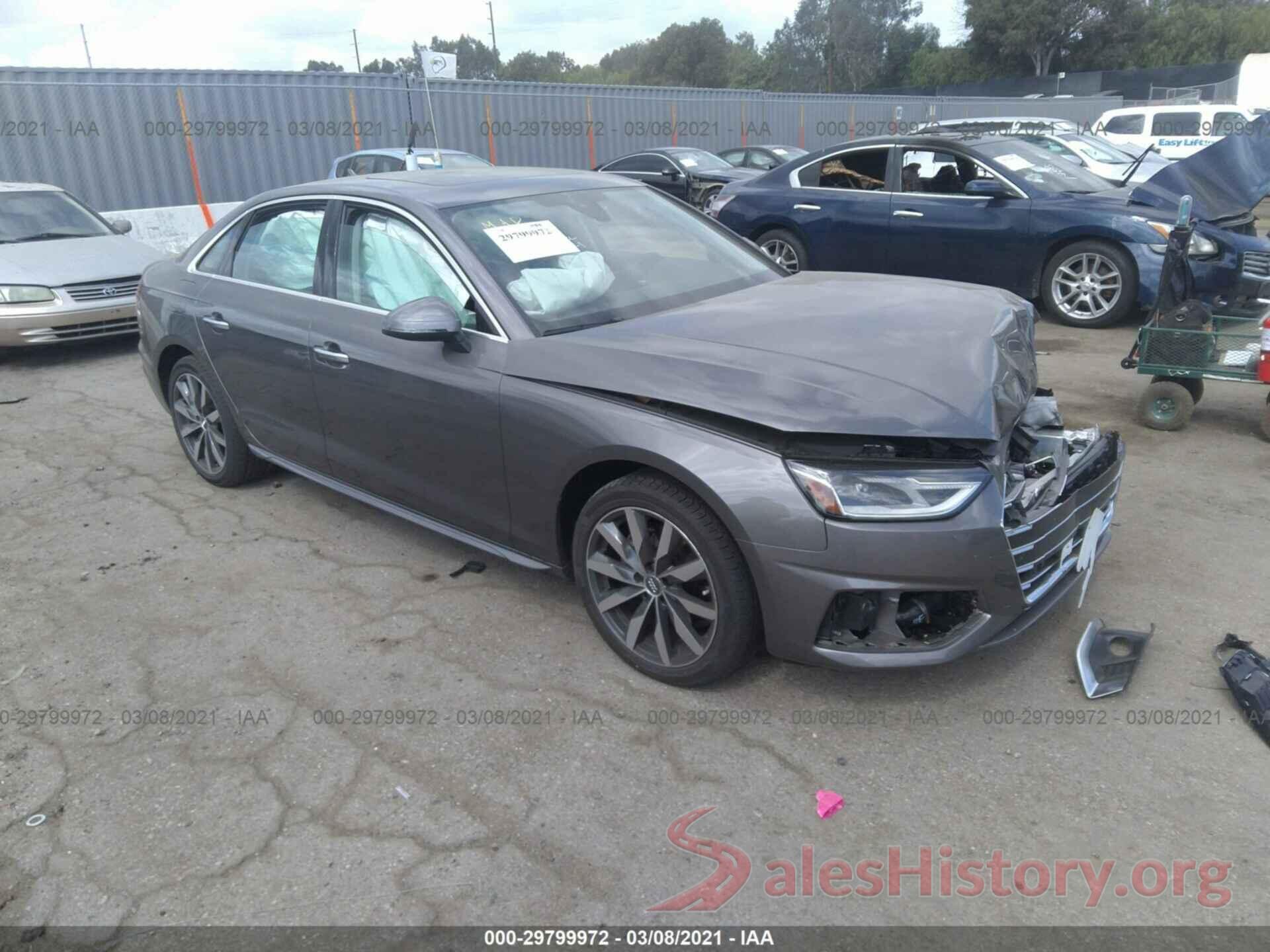 WAUGMAF43LN012912 2020 AUDI A4