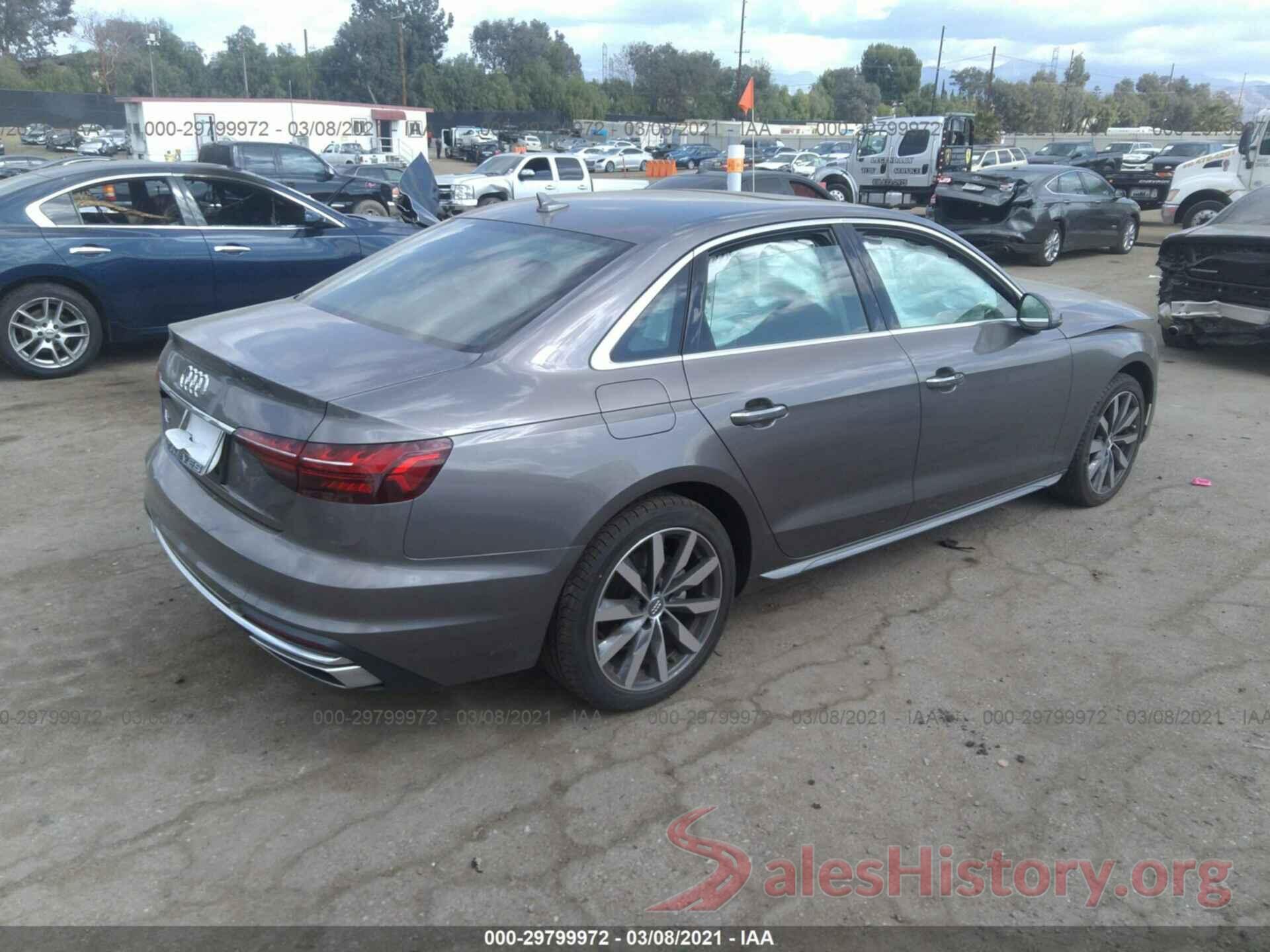 WAUGMAF43LN012912 2020 AUDI A4