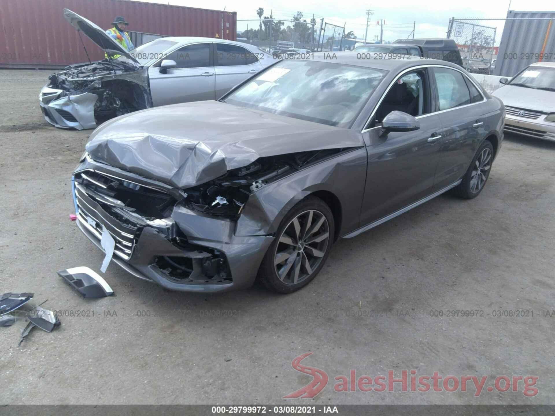 WAUGMAF43LN012912 2020 AUDI A4