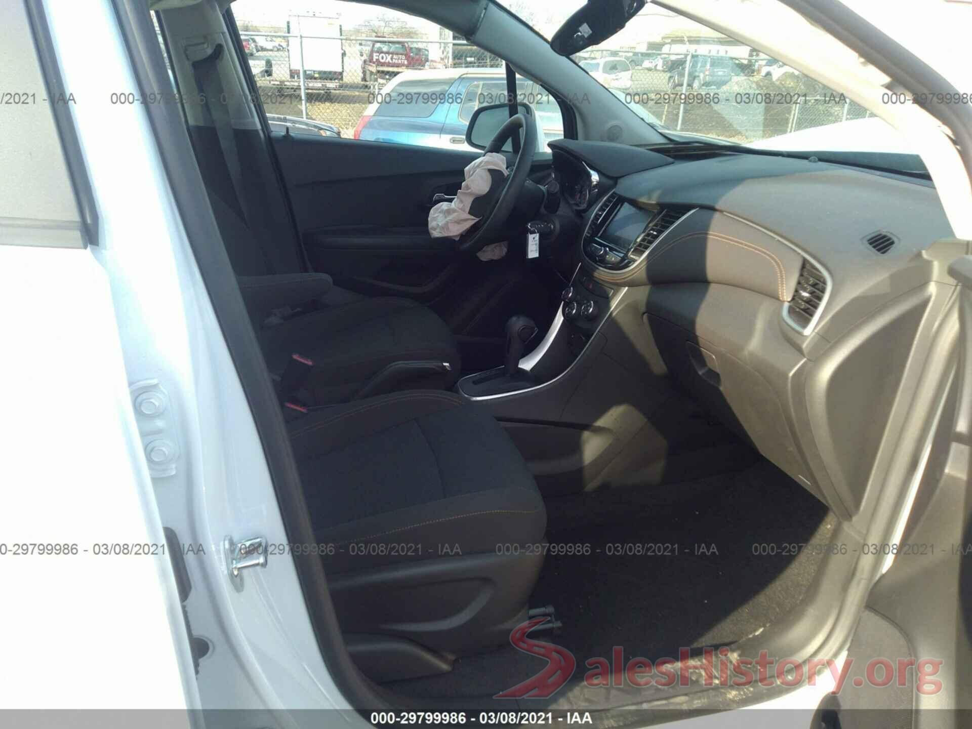 KL7CJKSB7LB091696 2020 CHEVROLET TRAX