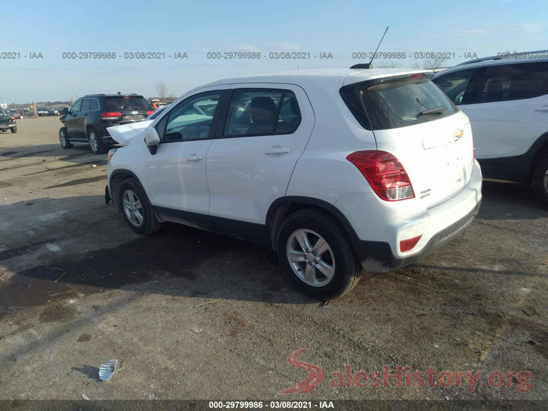 KL7CJKSB7LB091696 2020 CHEVROLET TRAX