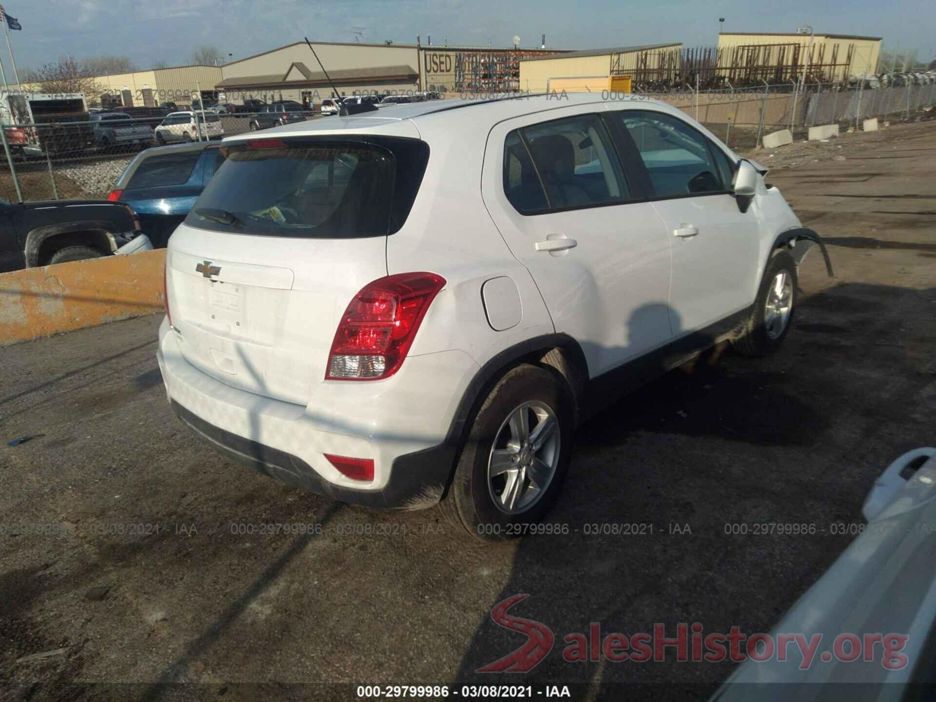 KL7CJKSB7LB091696 2020 CHEVROLET TRAX