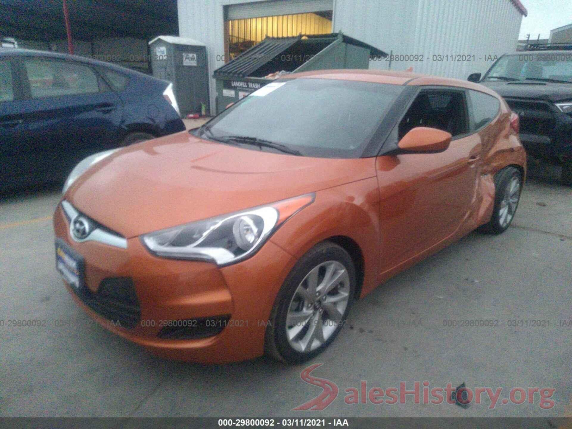 KMHTC6AD2GU292998 2016 HYUNDAI VELOSTER