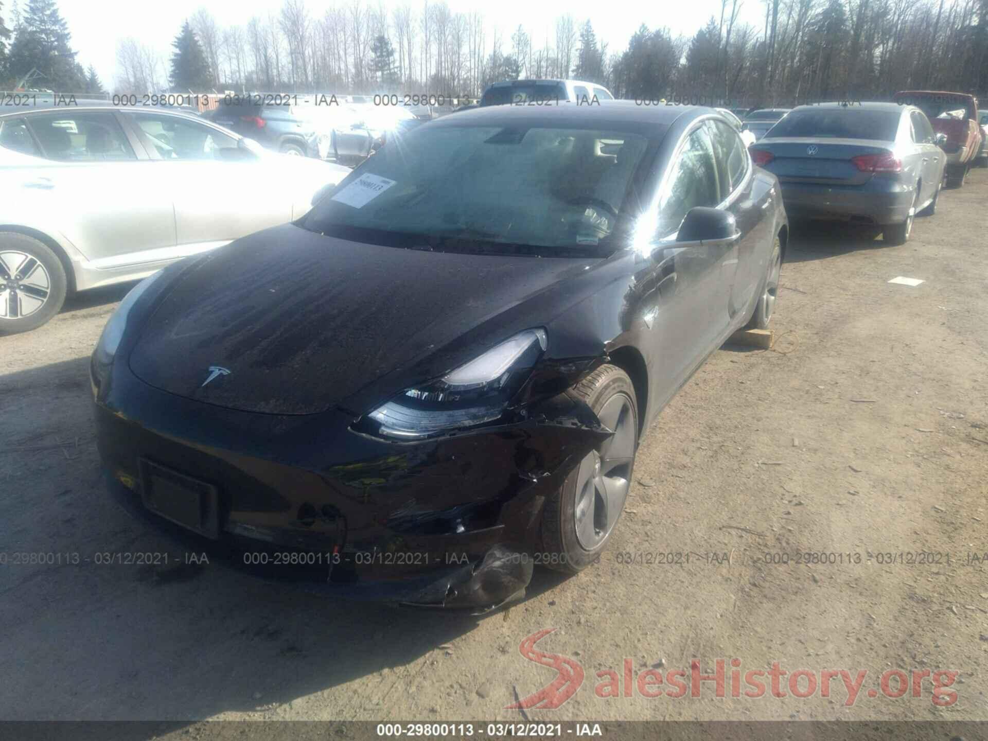 5YJ3E1EB7KF192407 2019 TESLA MODEL 3