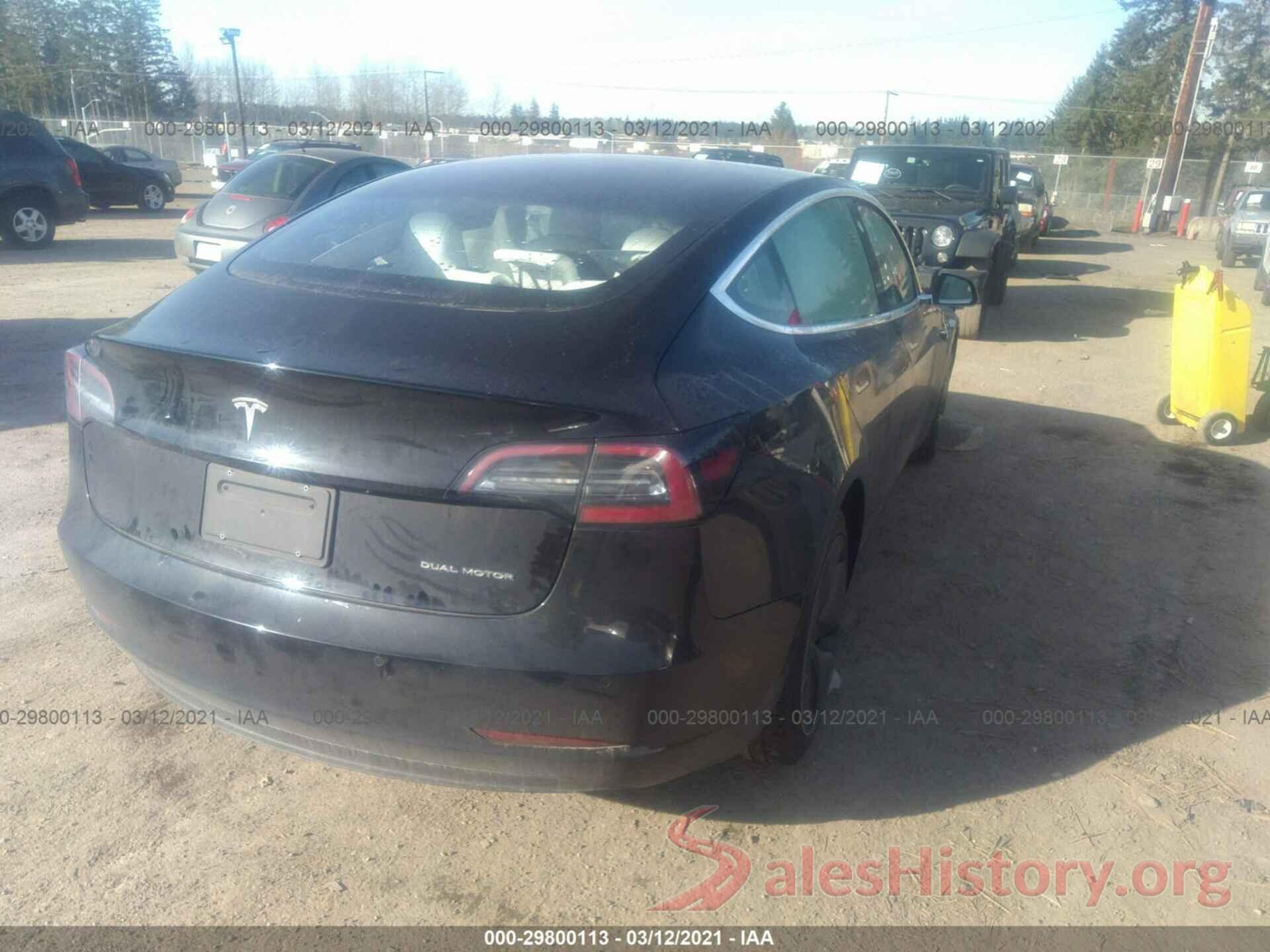 5YJ3E1EB7KF192407 2019 TESLA MODEL 3