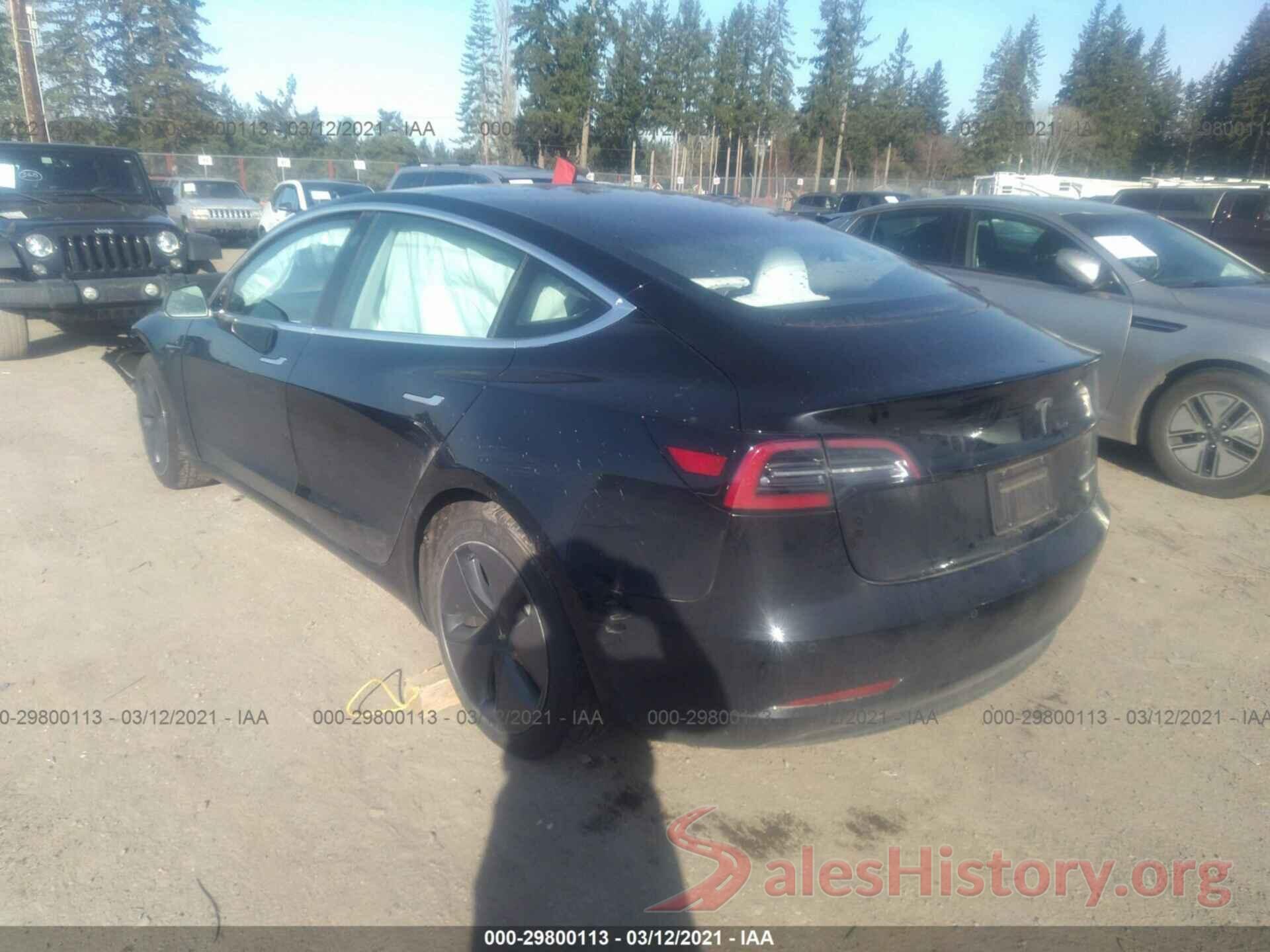 5YJ3E1EB7KF192407 2019 TESLA MODEL 3