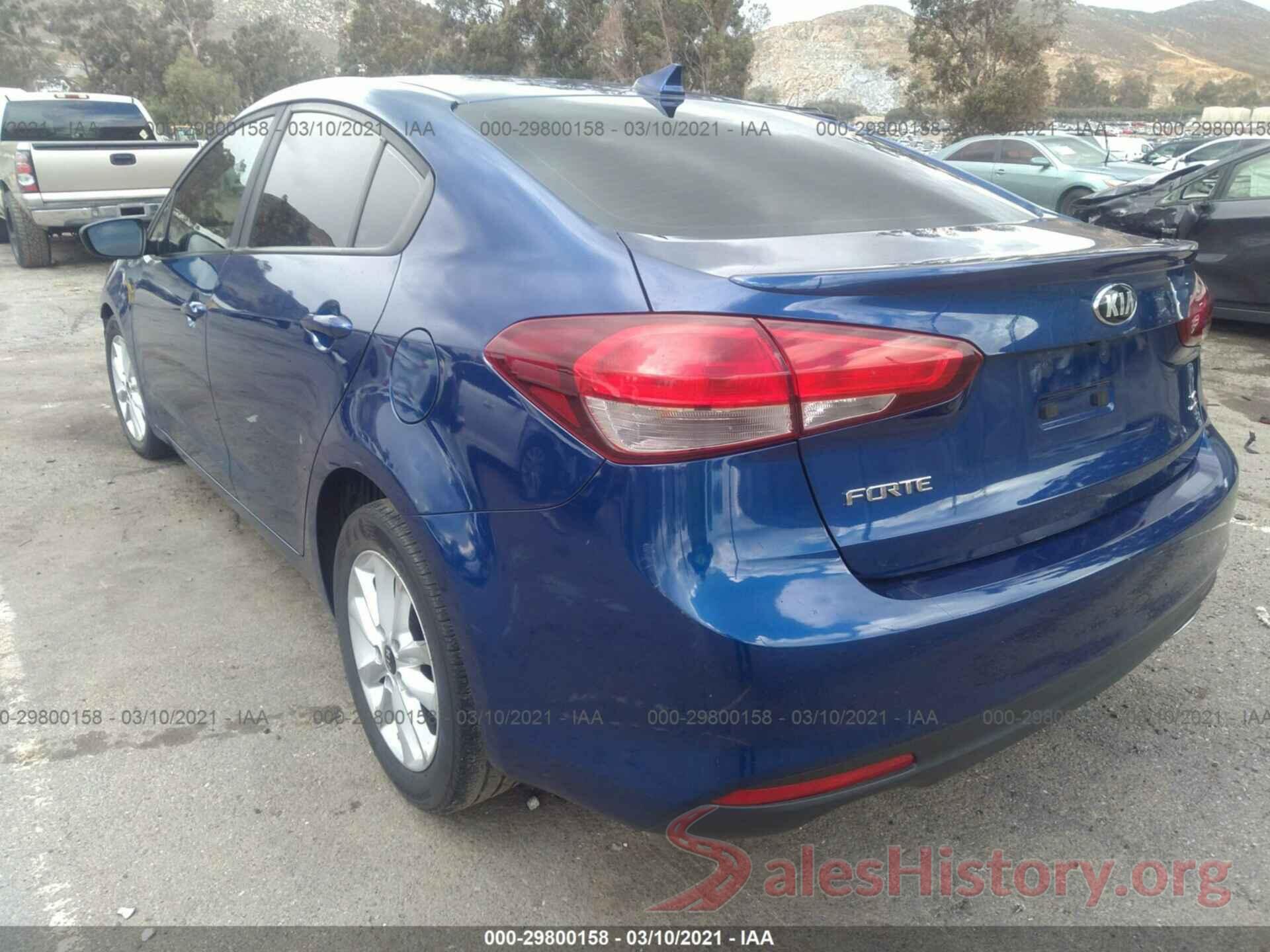 3KPFL4A74HE130788 2017 KIA FORTE