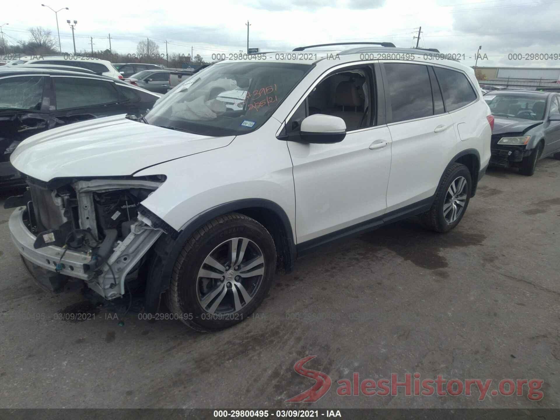 5FNYF5H80GB039577 2016 HONDA PILOT