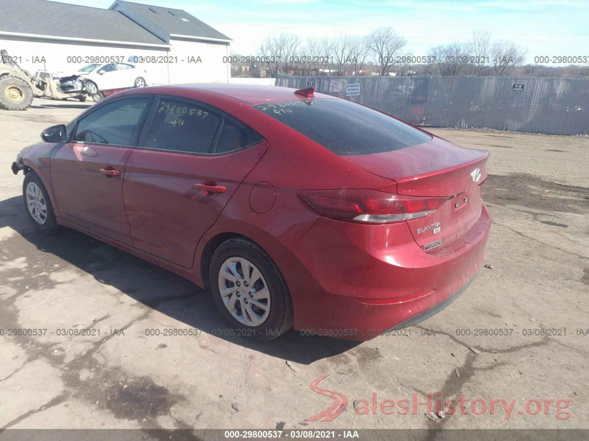 KMHD74LFXHU409515 2017 HYUNDAI ELANTRA