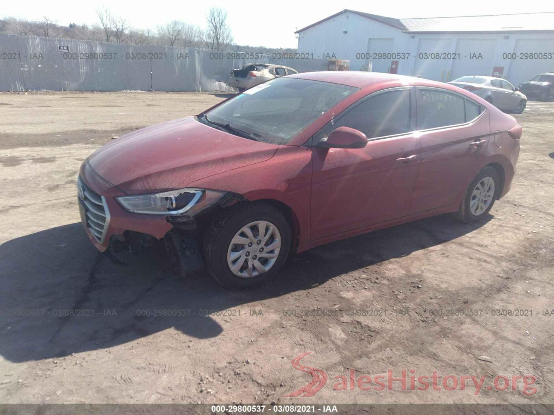 KMHD74LFXHU409515 2017 HYUNDAI ELANTRA