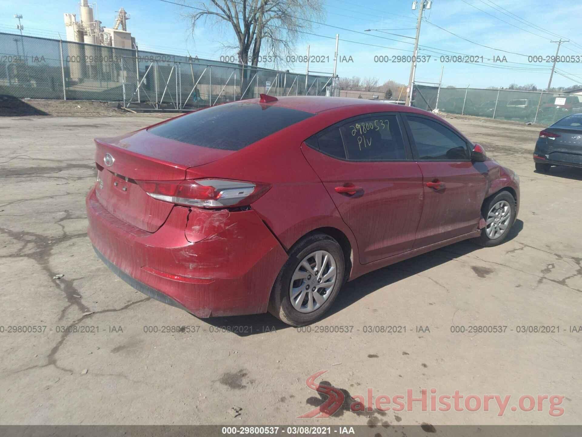 KMHD74LFXHU409515 2017 HYUNDAI ELANTRA