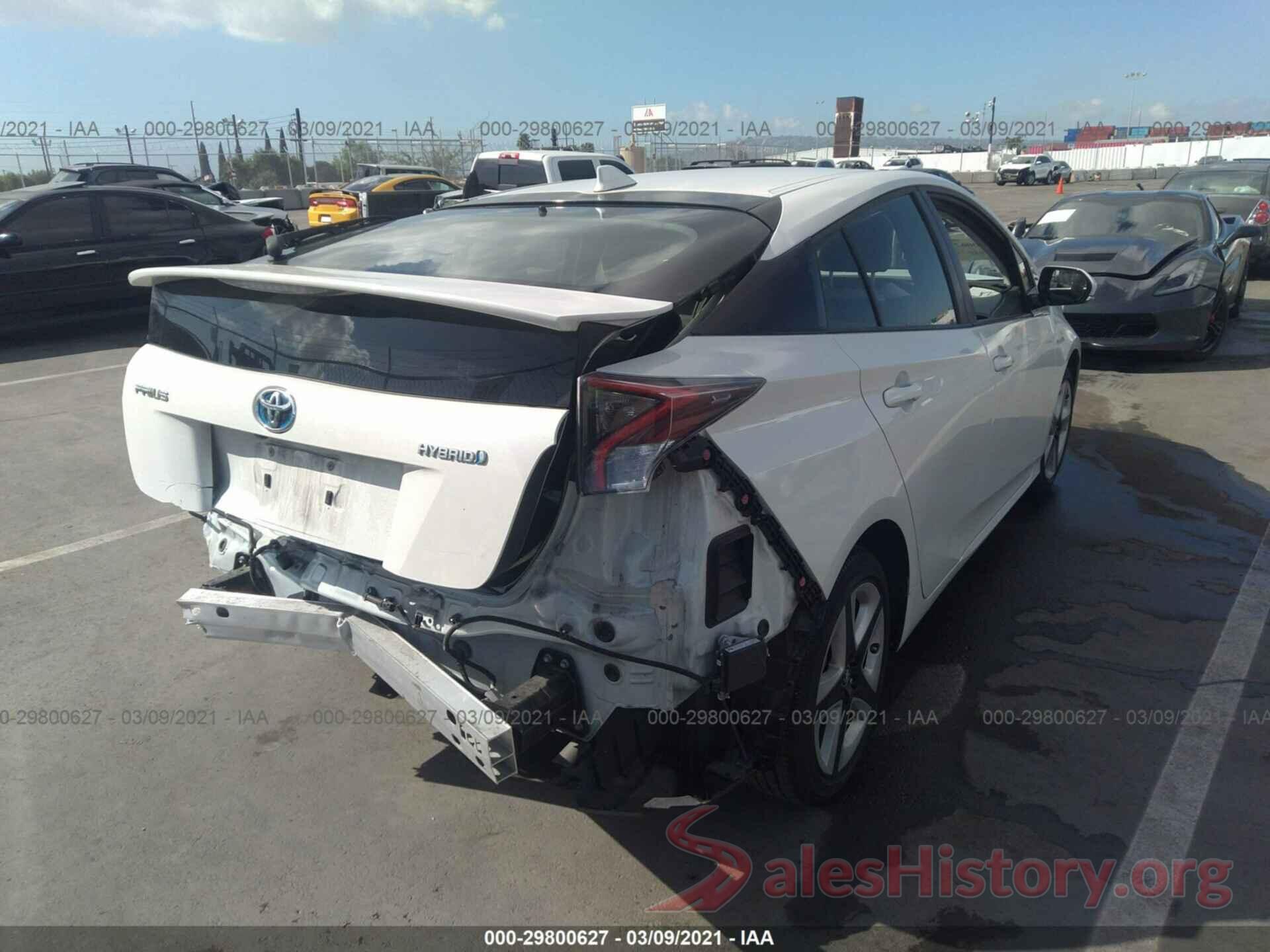 JTDKARFU3G3504684 2016 TOYOTA PRIUS