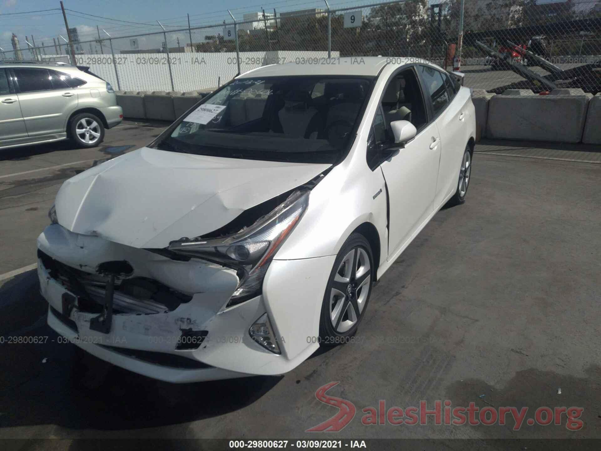 JTDKARFU3G3504684 2016 TOYOTA PRIUS