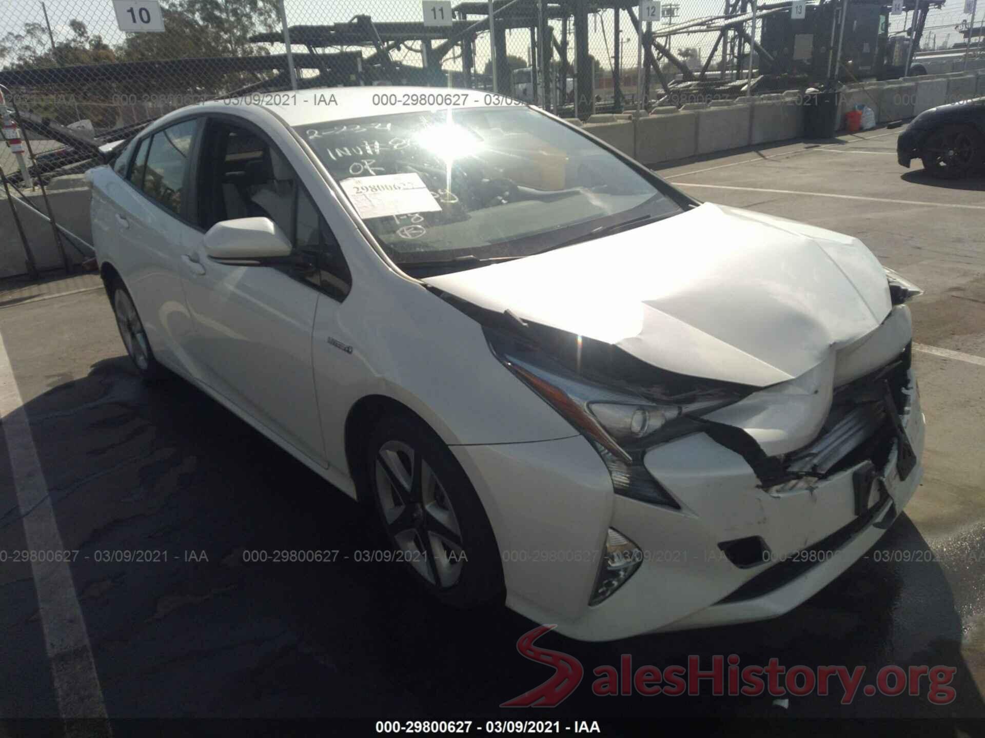 JTDKARFU3G3504684 2016 TOYOTA PRIUS