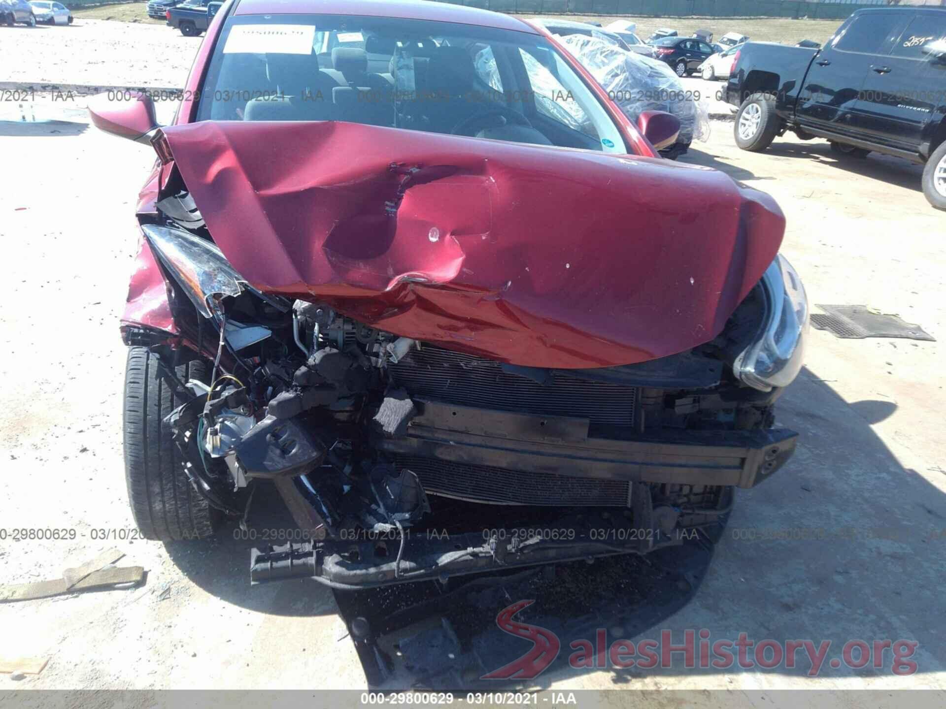 5NPDH4AE5GH666487 2016 HYUNDAI ELANTRA