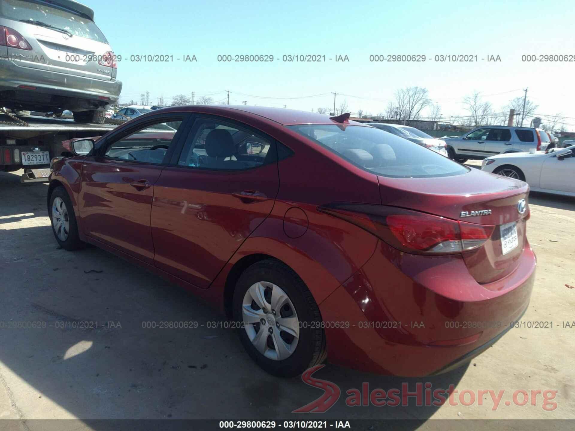 5NPDH4AE5GH666487 2016 HYUNDAI ELANTRA