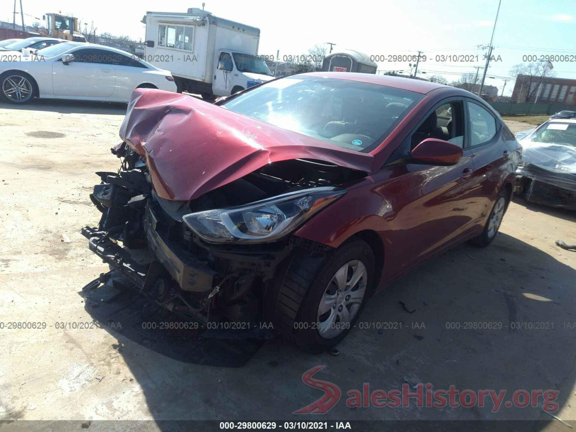 5NPDH4AE5GH666487 2016 HYUNDAI ELANTRA