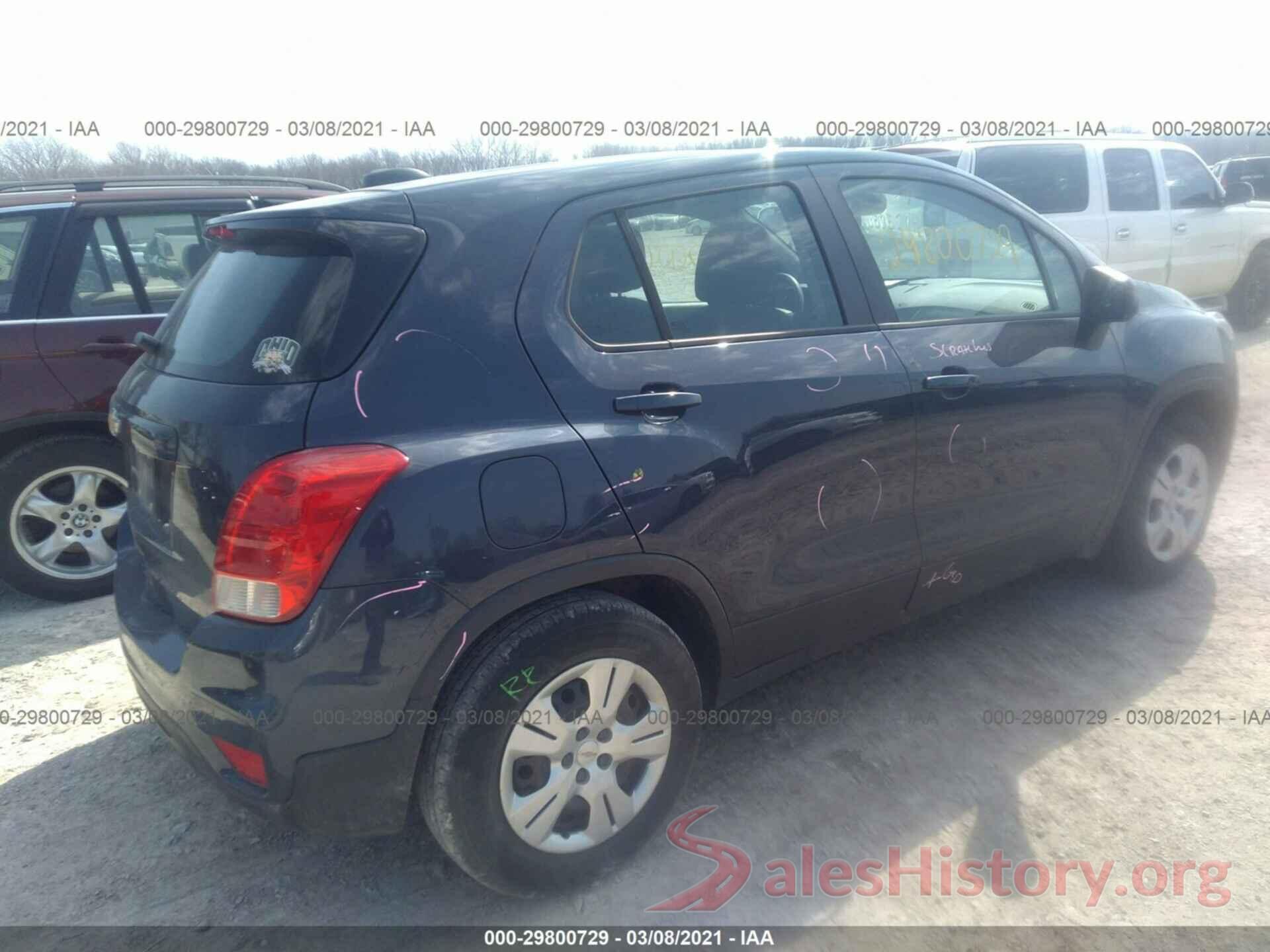 3GNCJKSB7JL380566 2018 CHEVROLET TRAX