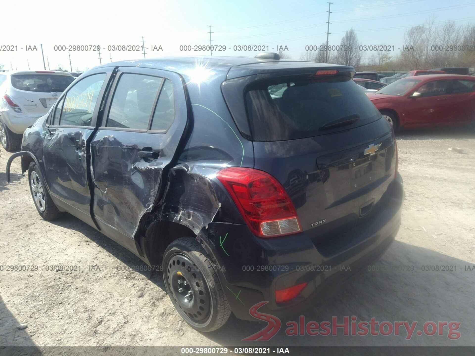 3GNCJKSB7JL380566 2018 CHEVROLET TRAX