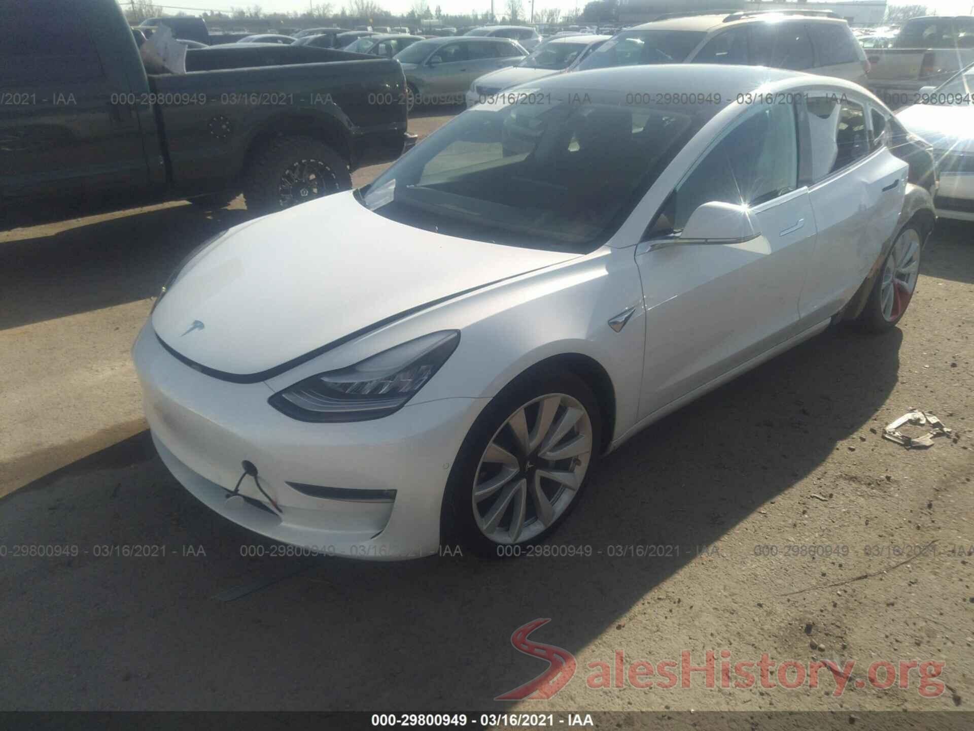 5YJ3E1EB8KF512818 2019 TESLA MODEL 3