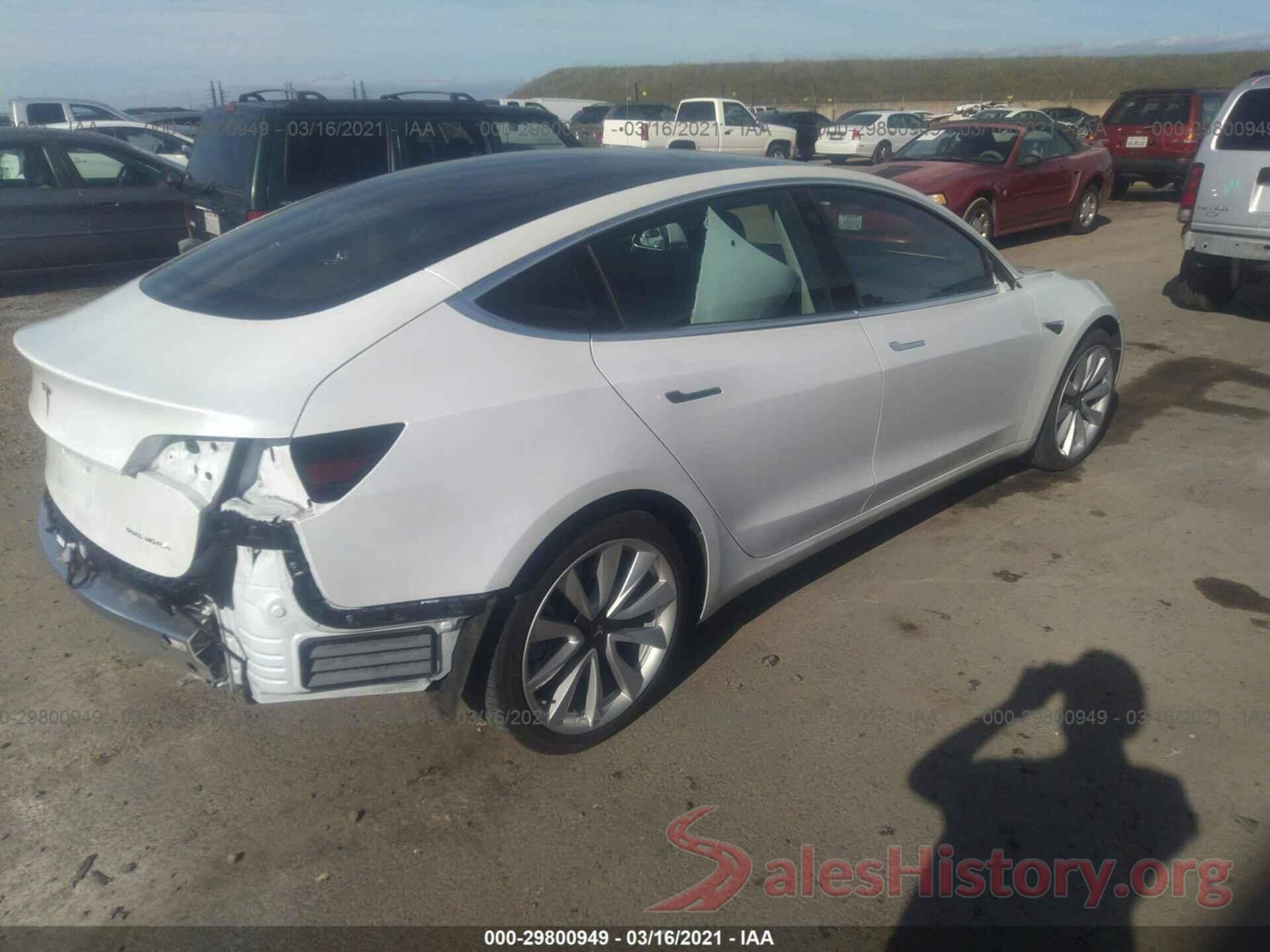 5YJ3E1EB8KF512818 2019 TESLA MODEL 3