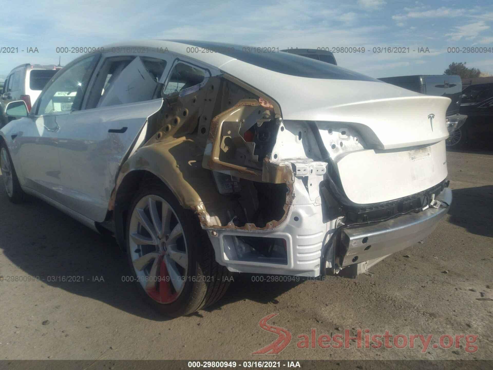 5YJ3E1EB8KF512818 2019 TESLA MODEL 3