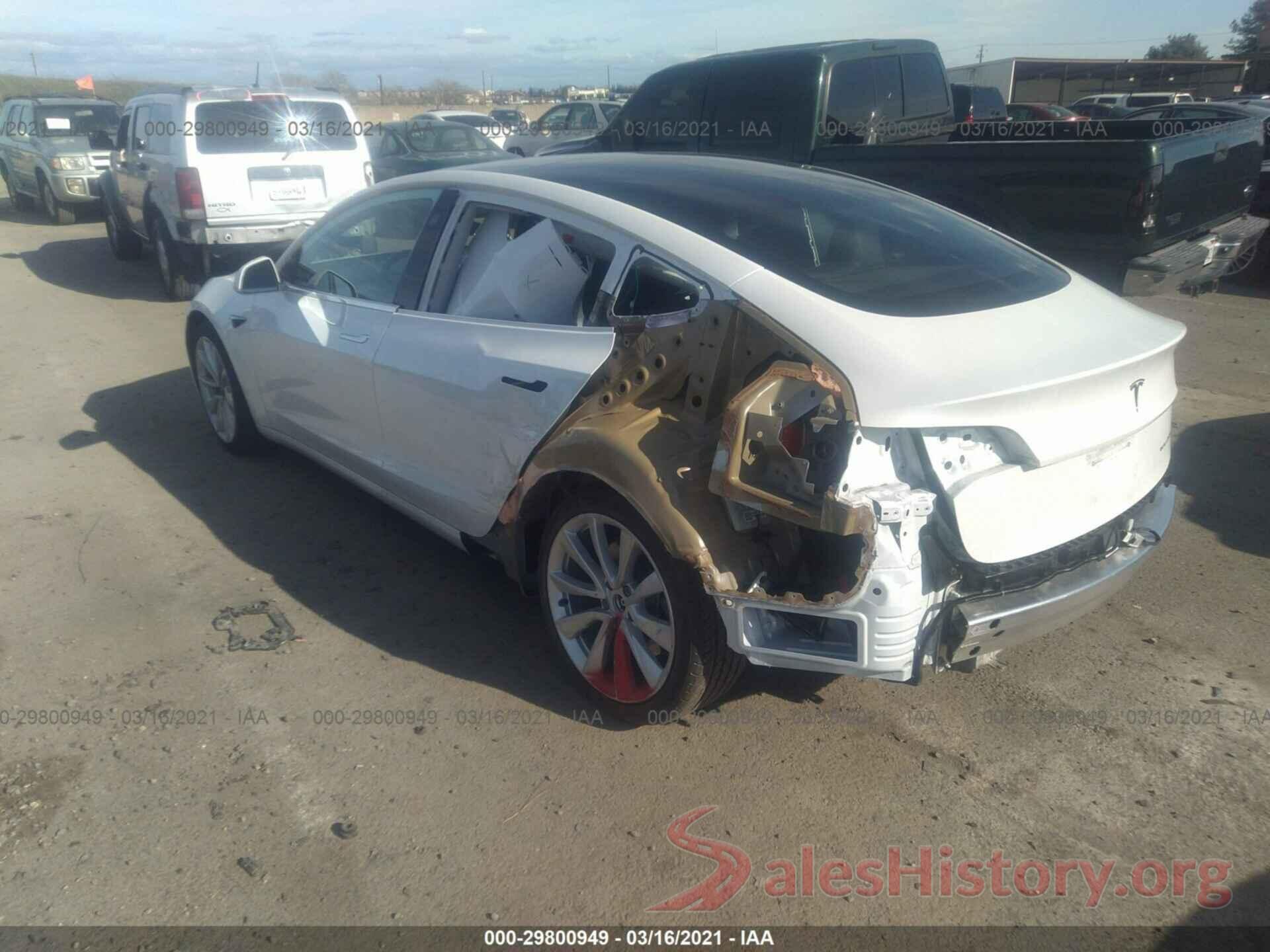 5YJ3E1EB8KF512818 2019 TESLA MODEL 3