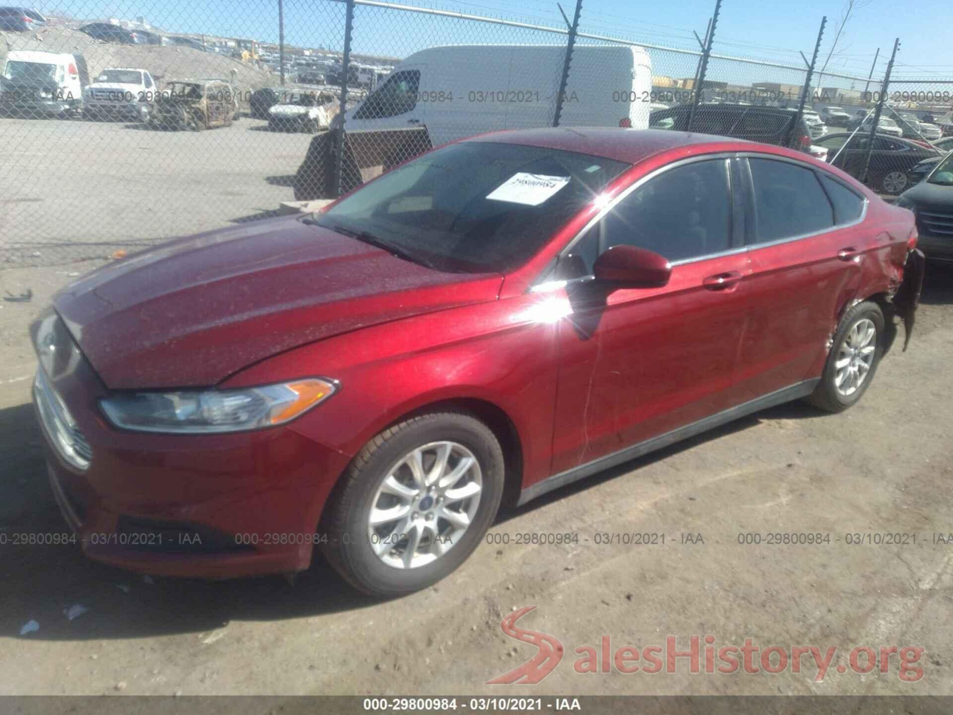 3FA6P0G74GR305333 2016 FORD FUSION