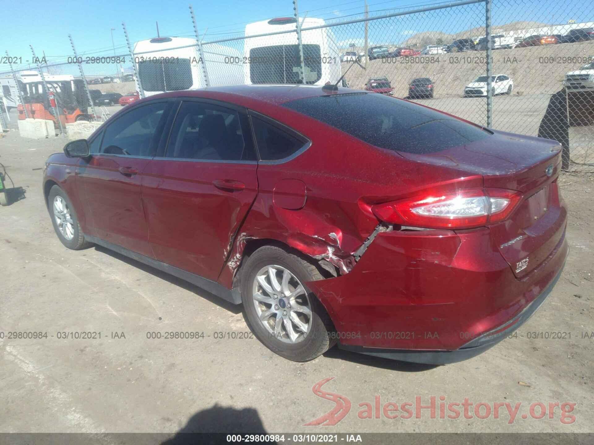 3FA6P0G74GR305333 2016 FORD FUSION