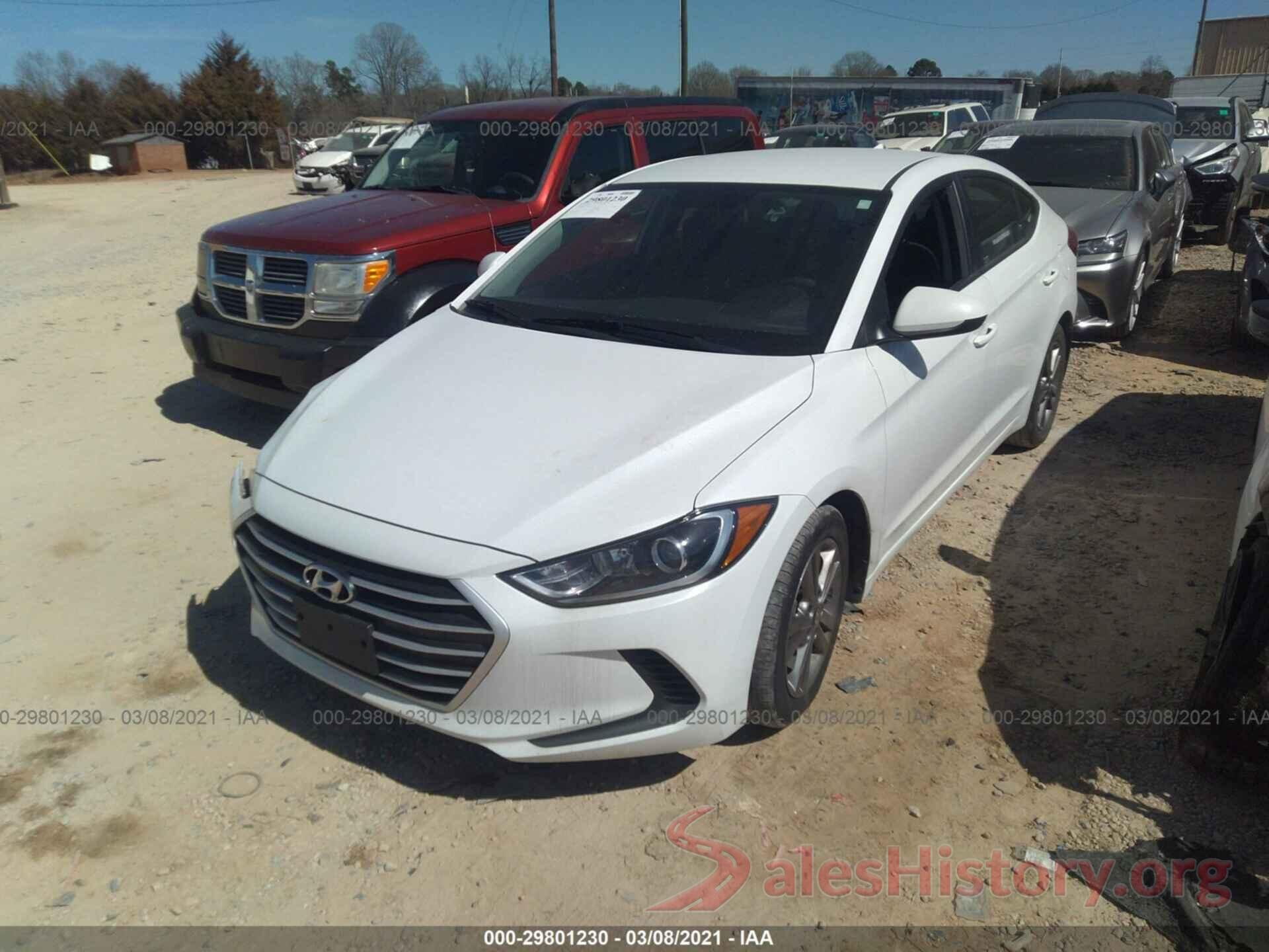 5NPD84LF8JH317854 2018 HYUNDAI ELANTRA