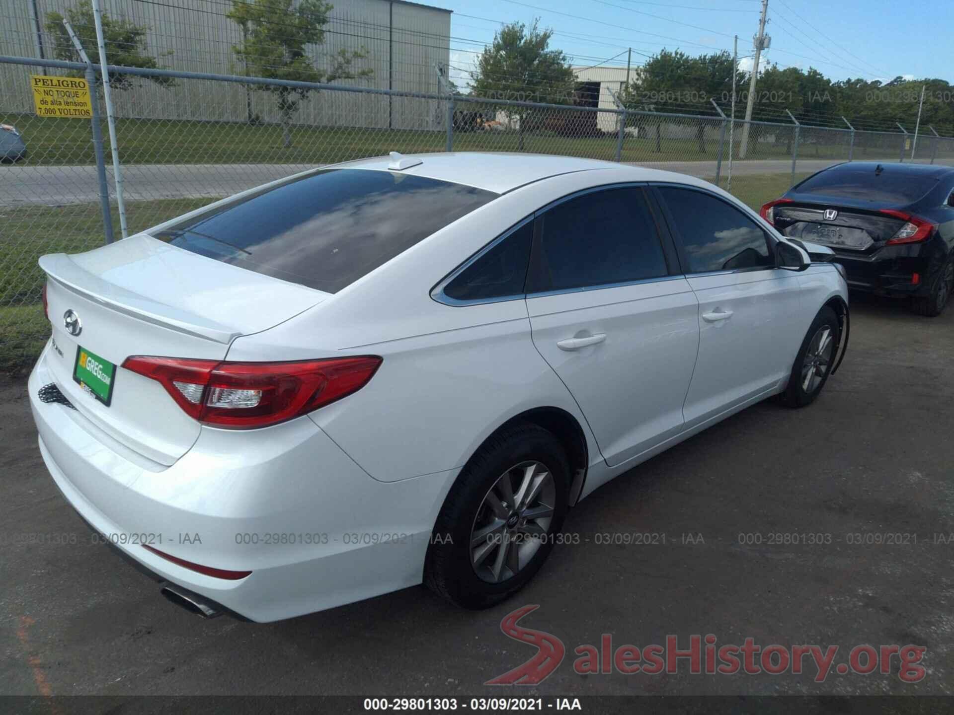 5NPE24AF2HH439693 2017 HYUNDAI SONATA