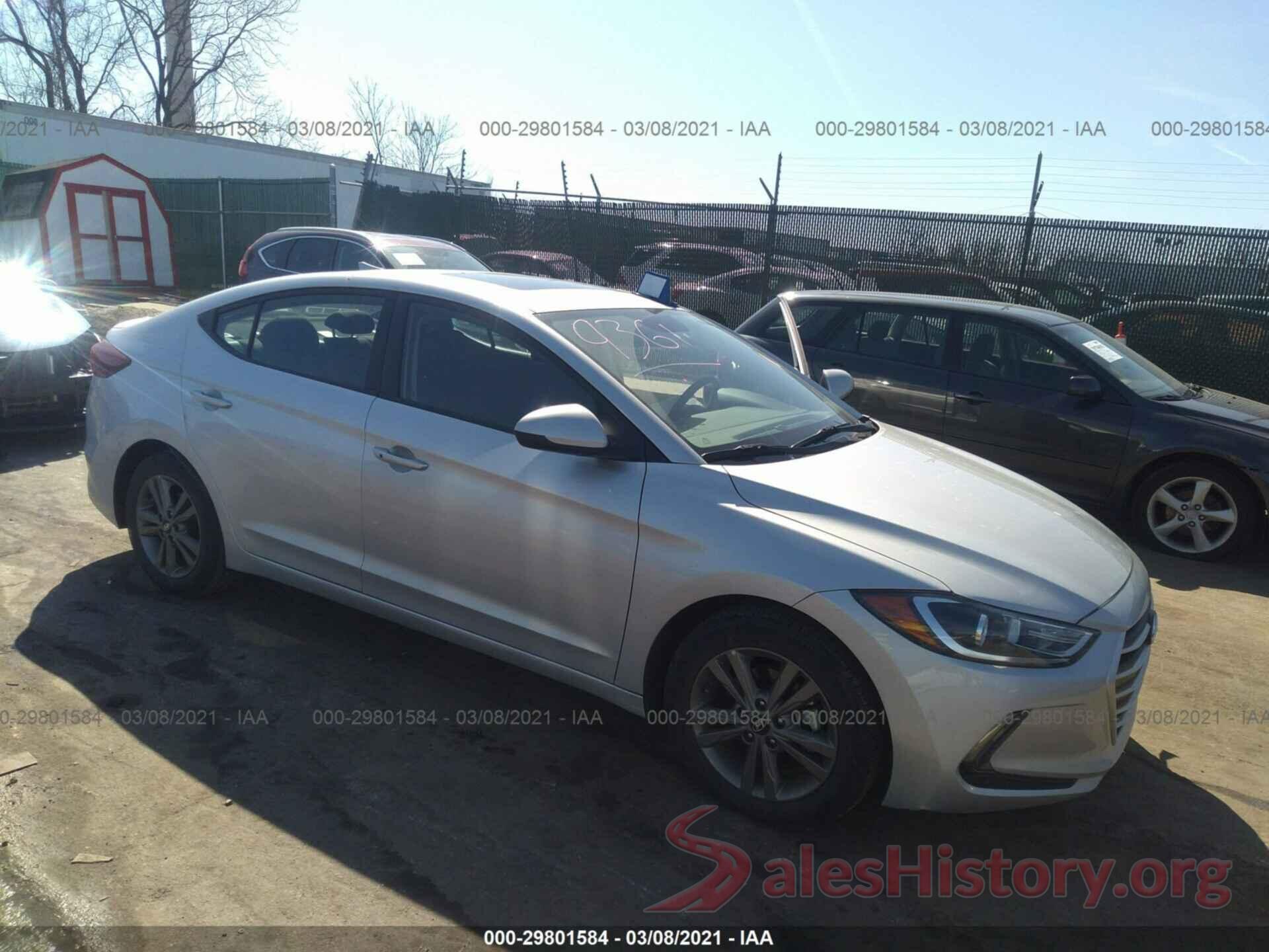 5NPD84LF7JH270459 2018 HYUNDAI ELANTRA