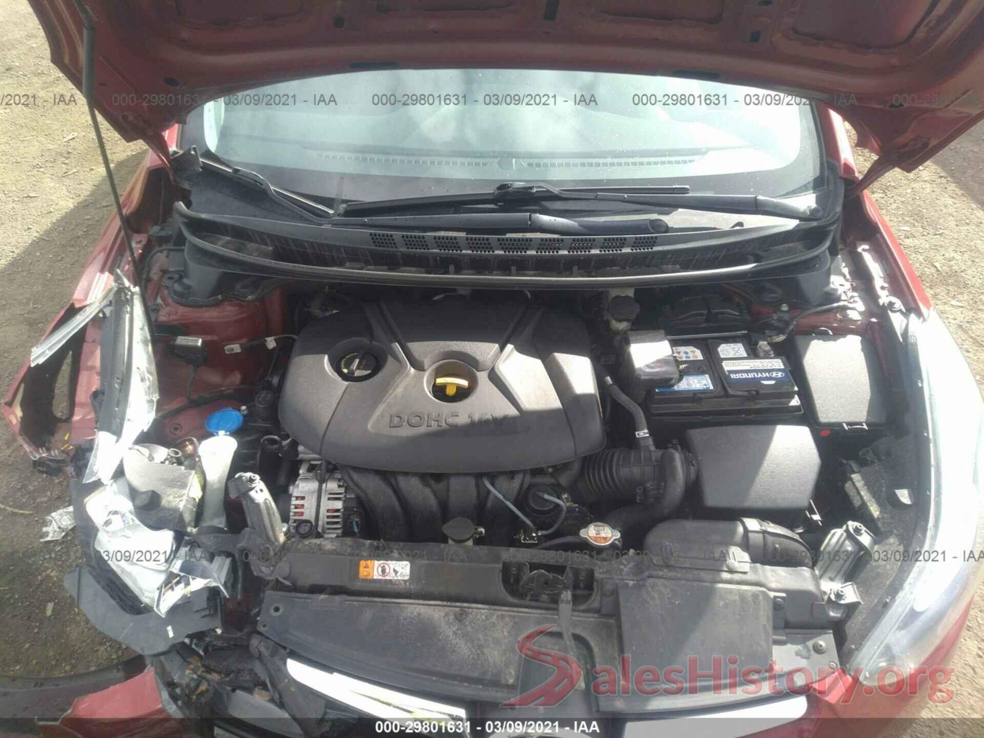 5NPDH4AE0GH773222 2016 HYUNDAI ELANTRA