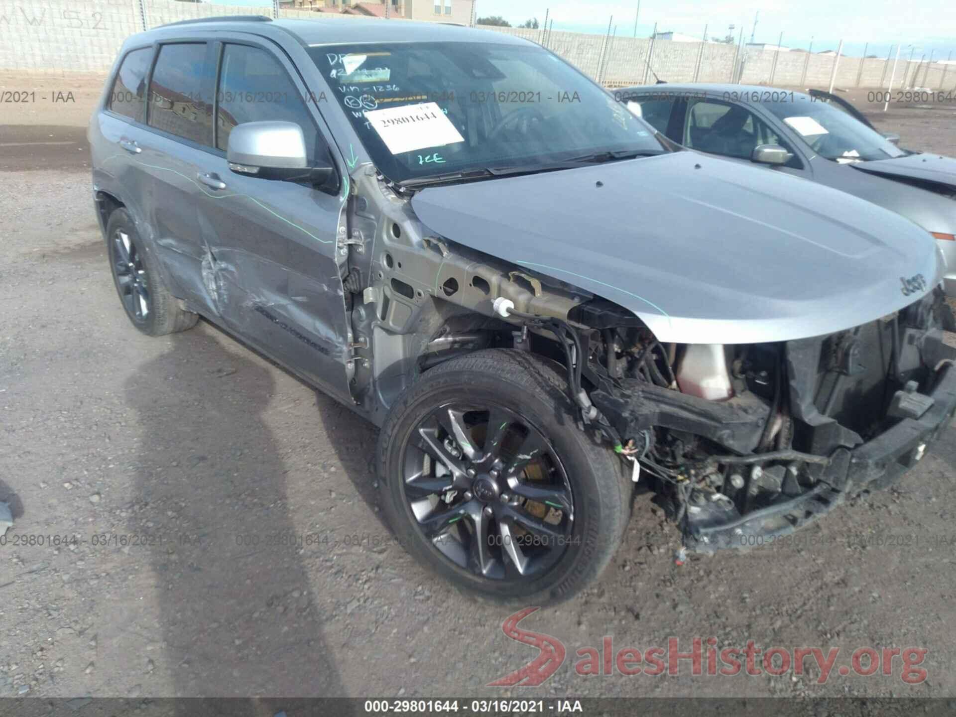 1C4RJFCT0JC121236 2018 JEEP GRAND CHEROKEE