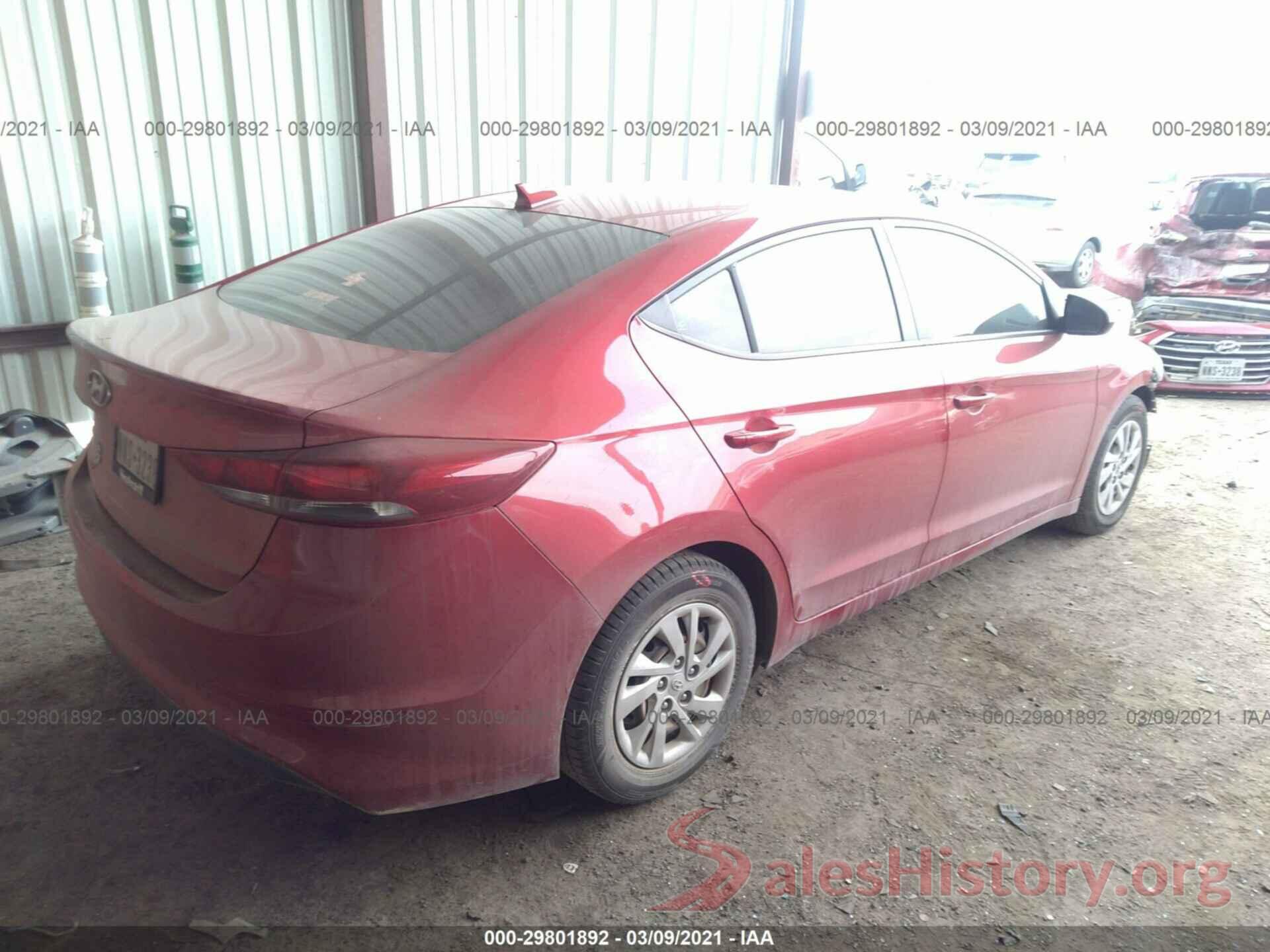 5NPD74LF6HH126558 2017 HYUNDAI ELANTRA