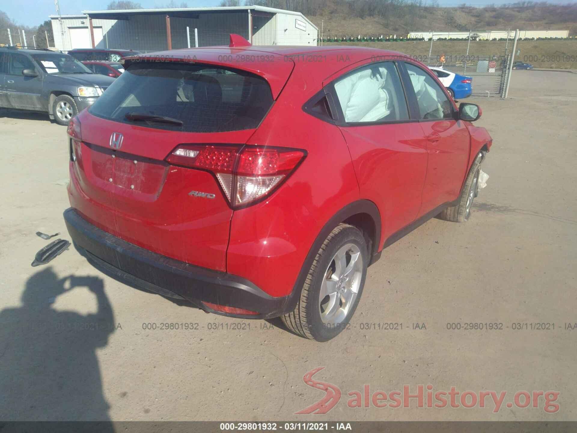 3CZRU6H32GM747582 2016 HONDA HR-V